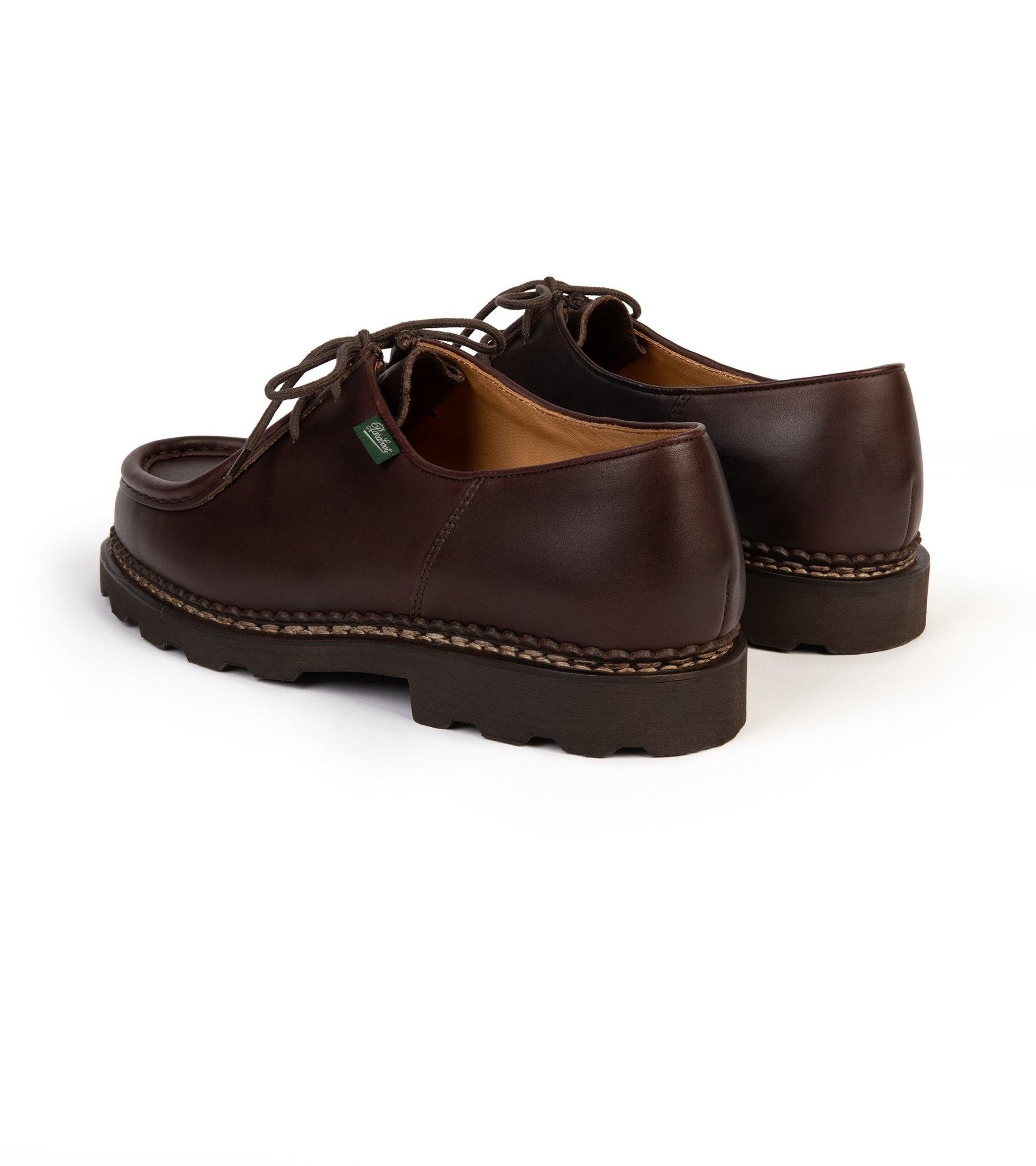 Paraboot Michael Leather Shoe: Café - Trunk Clothiers
