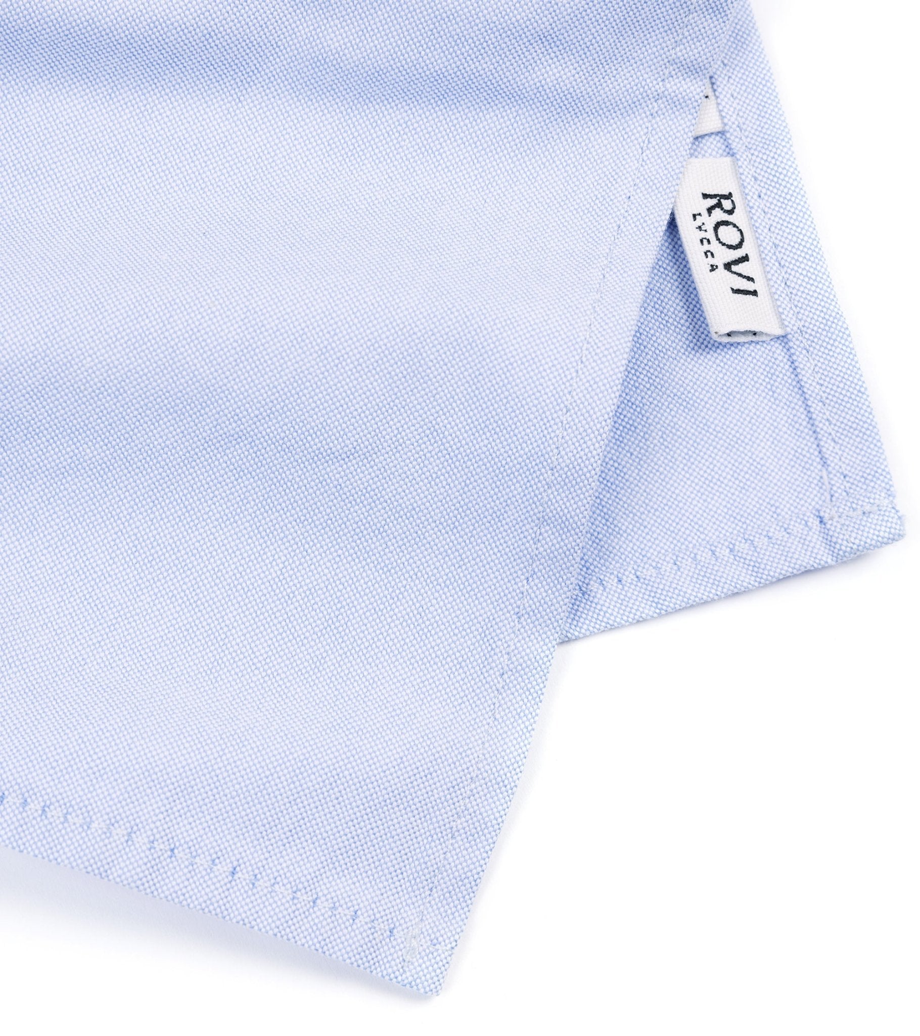 Rovi Lucca Cotton Oxford Gardeners' Bandana: Sky Blue - Trunk Clothiers