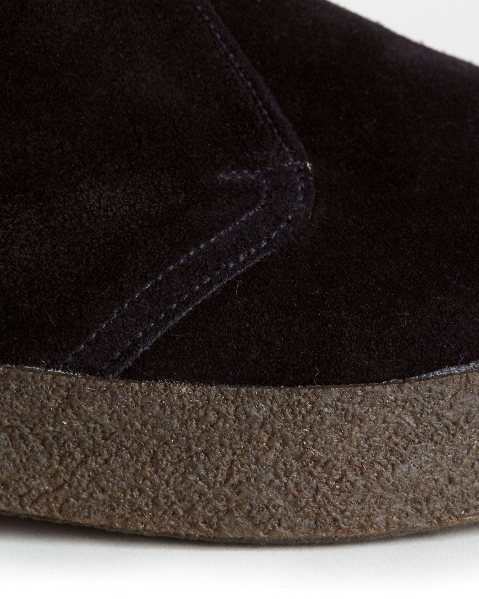 Sanders Hi-Top Suede Chukka Boot: Black - Trunk Clothiers