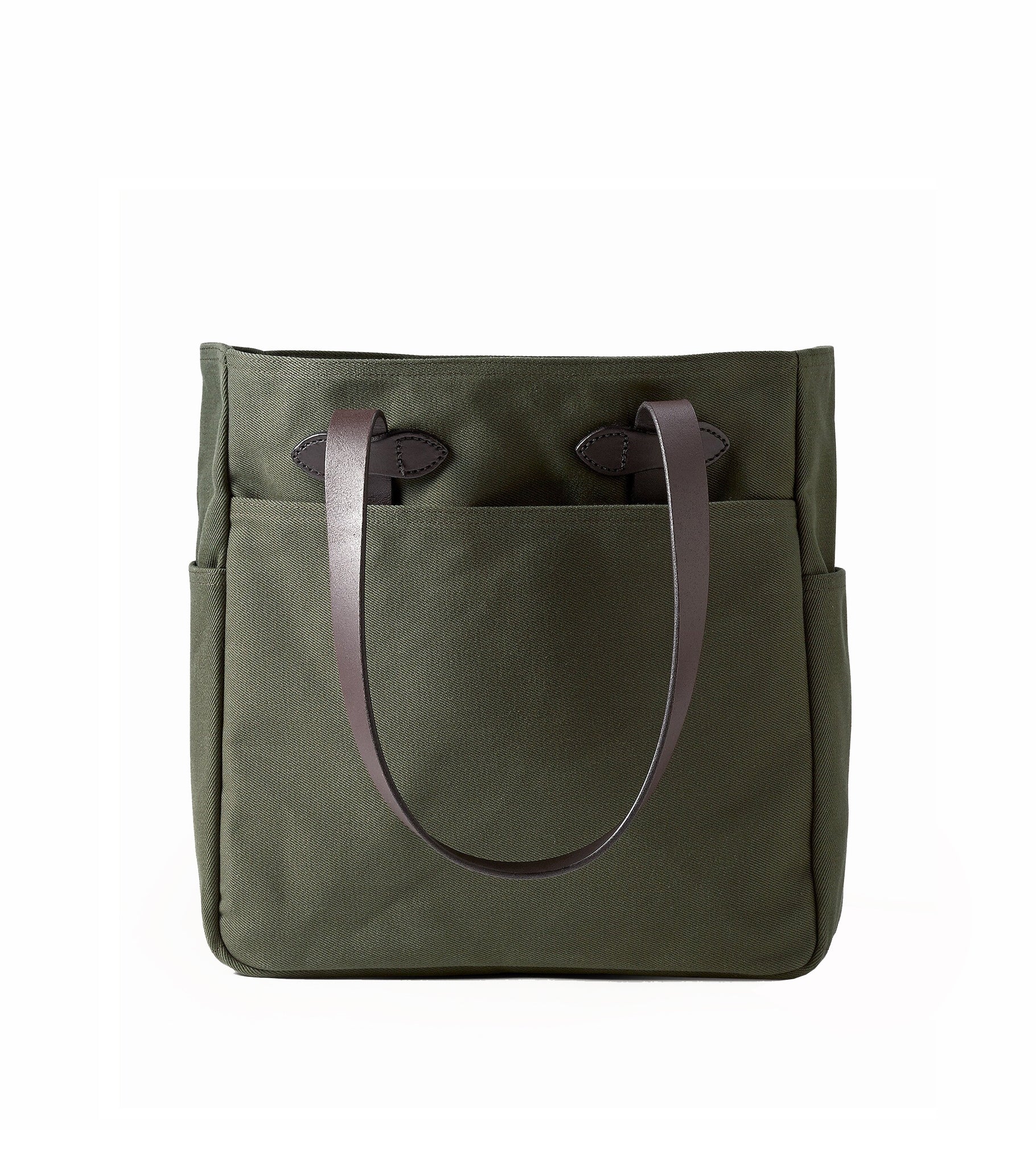 Filson Rugged Twill Open Tote Bag: Otter Green