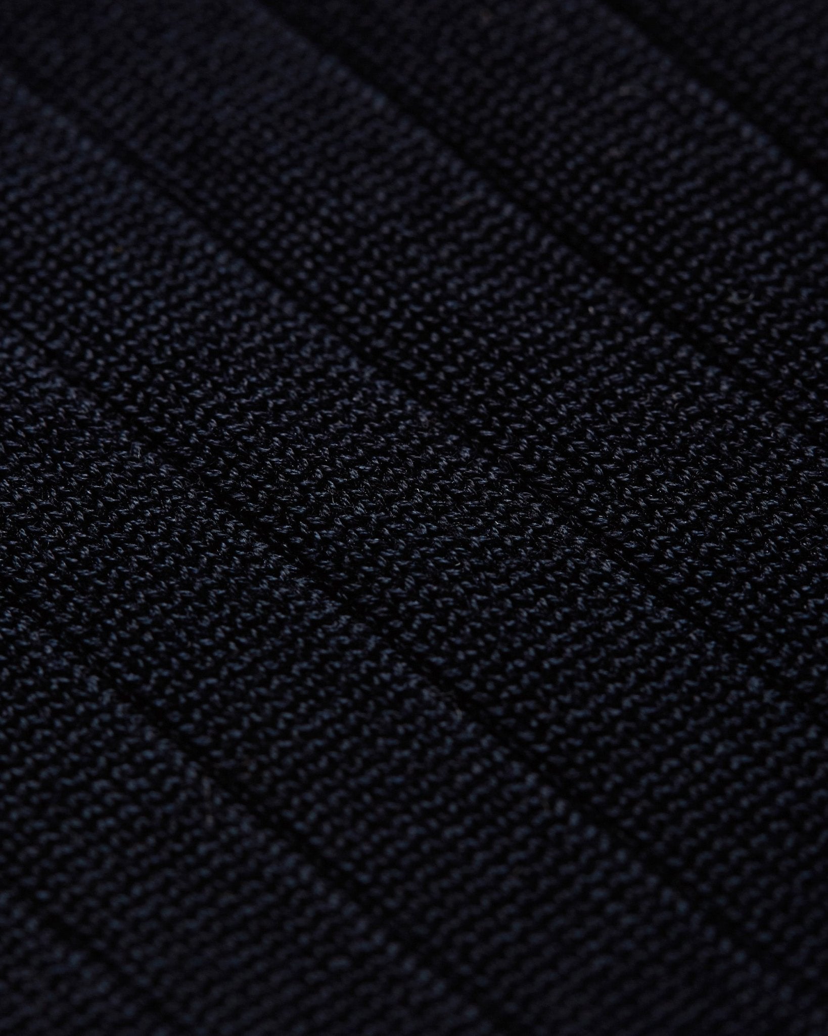 Tabio Cotton Ribbed Socks: Black - Trunk Clothiers