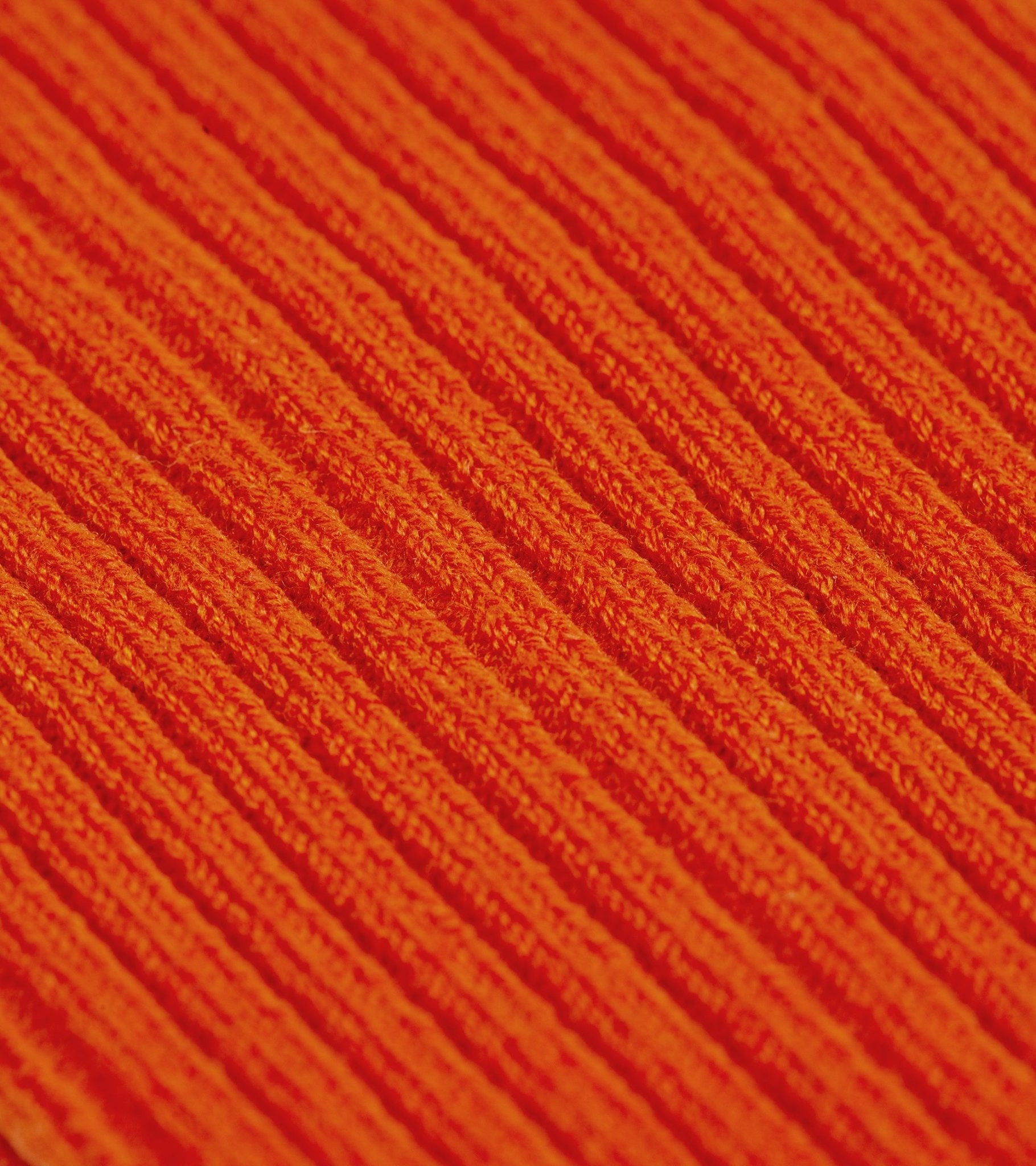 Tabio Power Fit Crew Socks: Orange - Trunk Clothiers