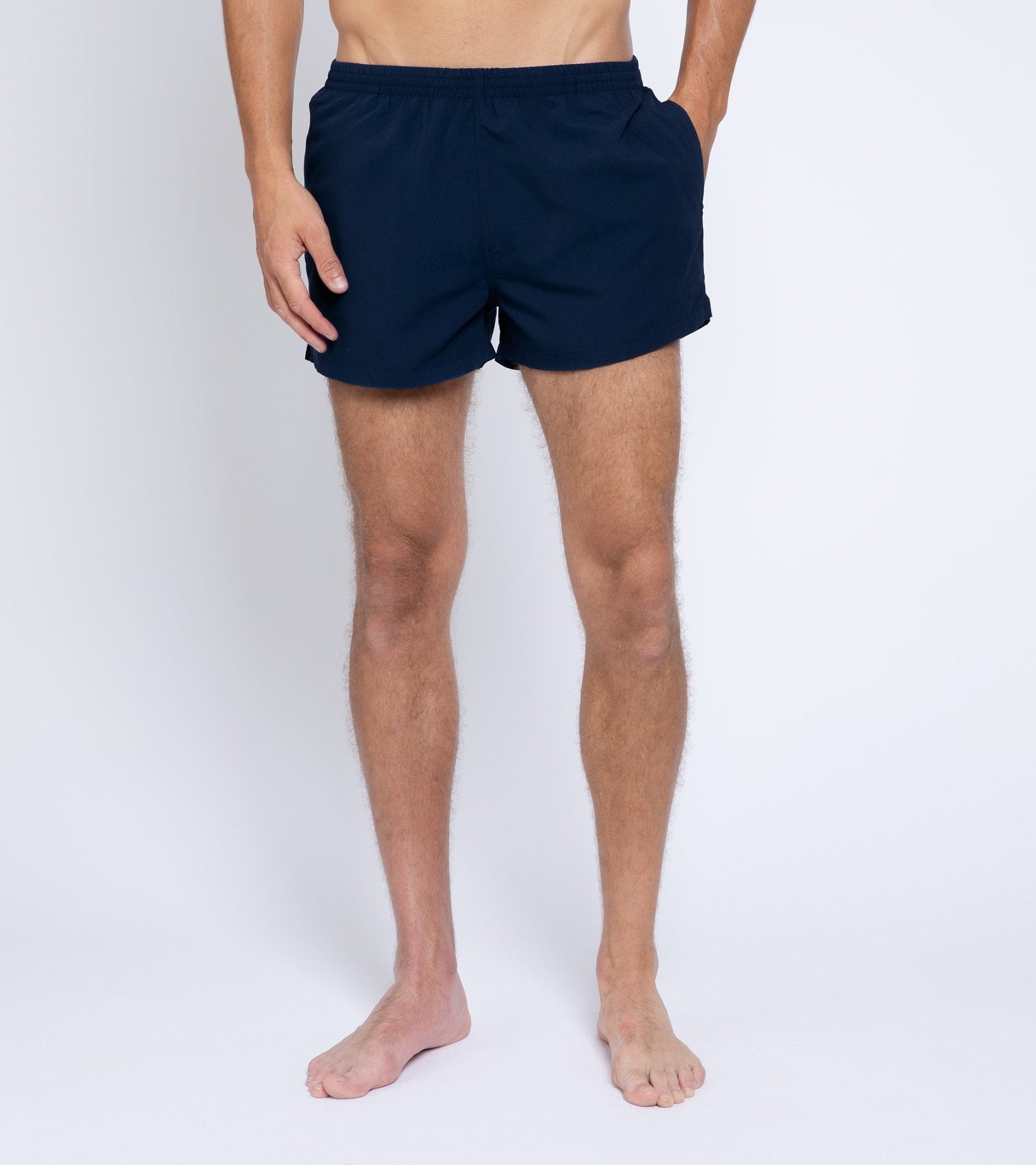 Timo Prep Nylon Swim Shorts: Navy - Trunk Clothiers
