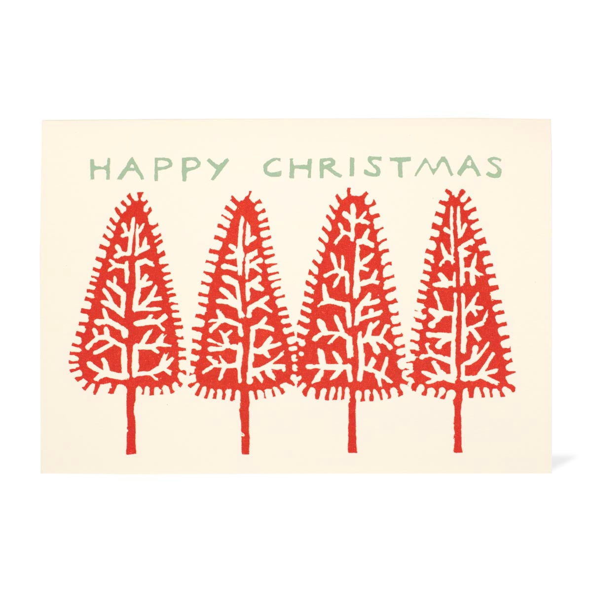 Cambridge Imprint Christmas Card: Trees