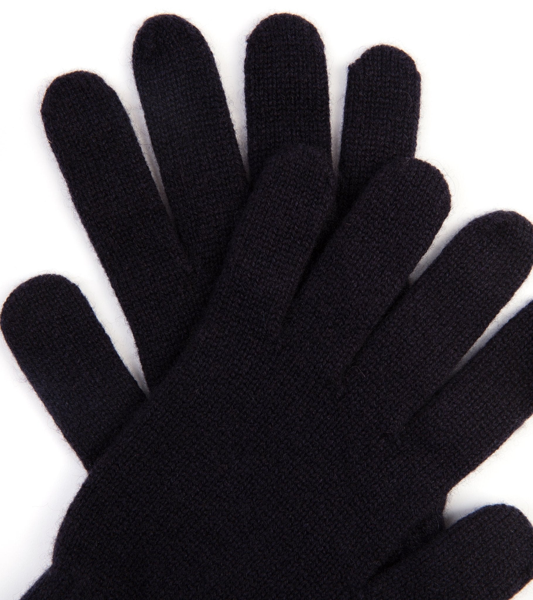 Trunk Cashmere Knitted Gloves: Navy - Trunk Clothiers