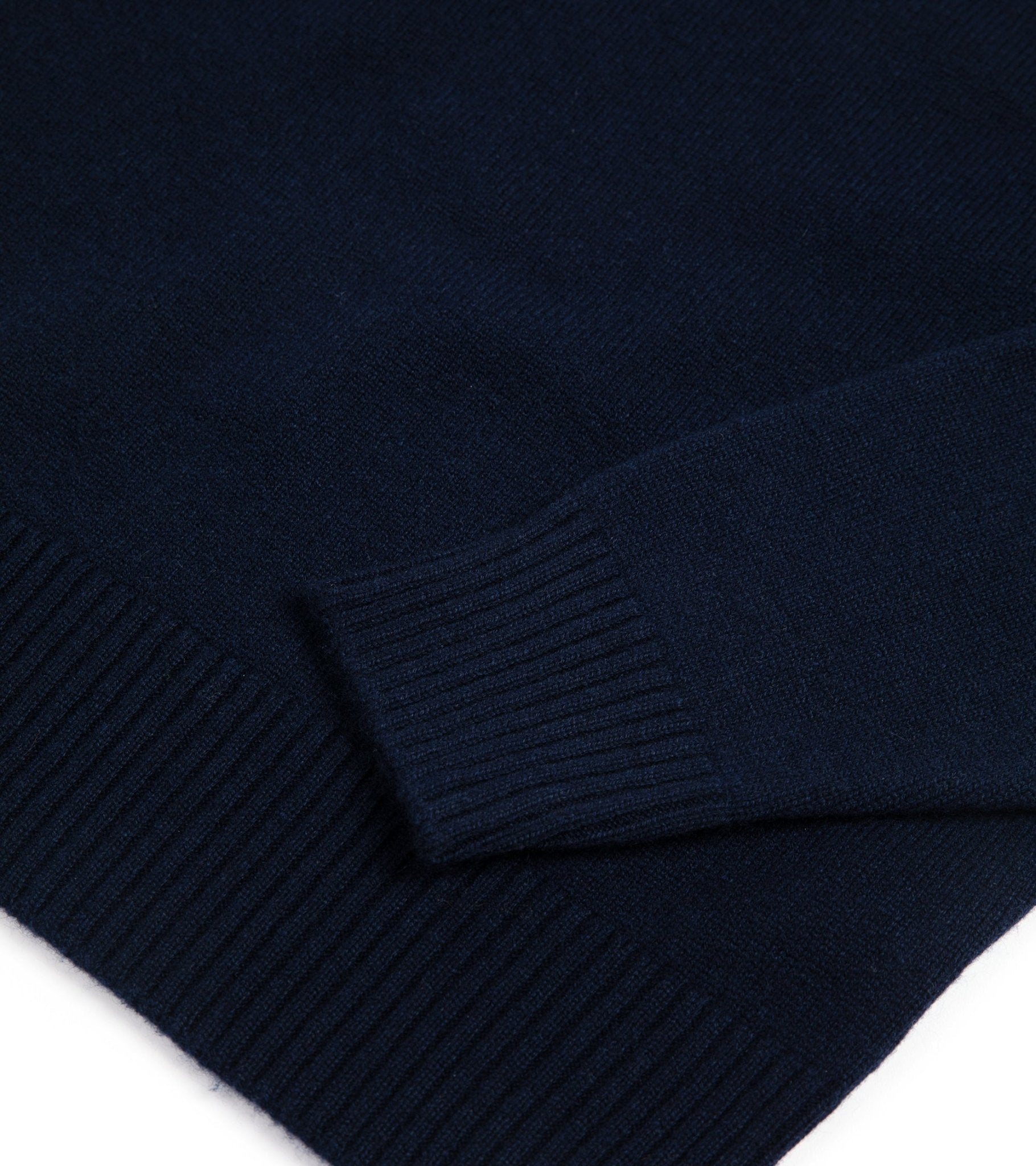 Trunk Dover Cashmere Crew Neck Sweater: Navy - Trunk Clothiers