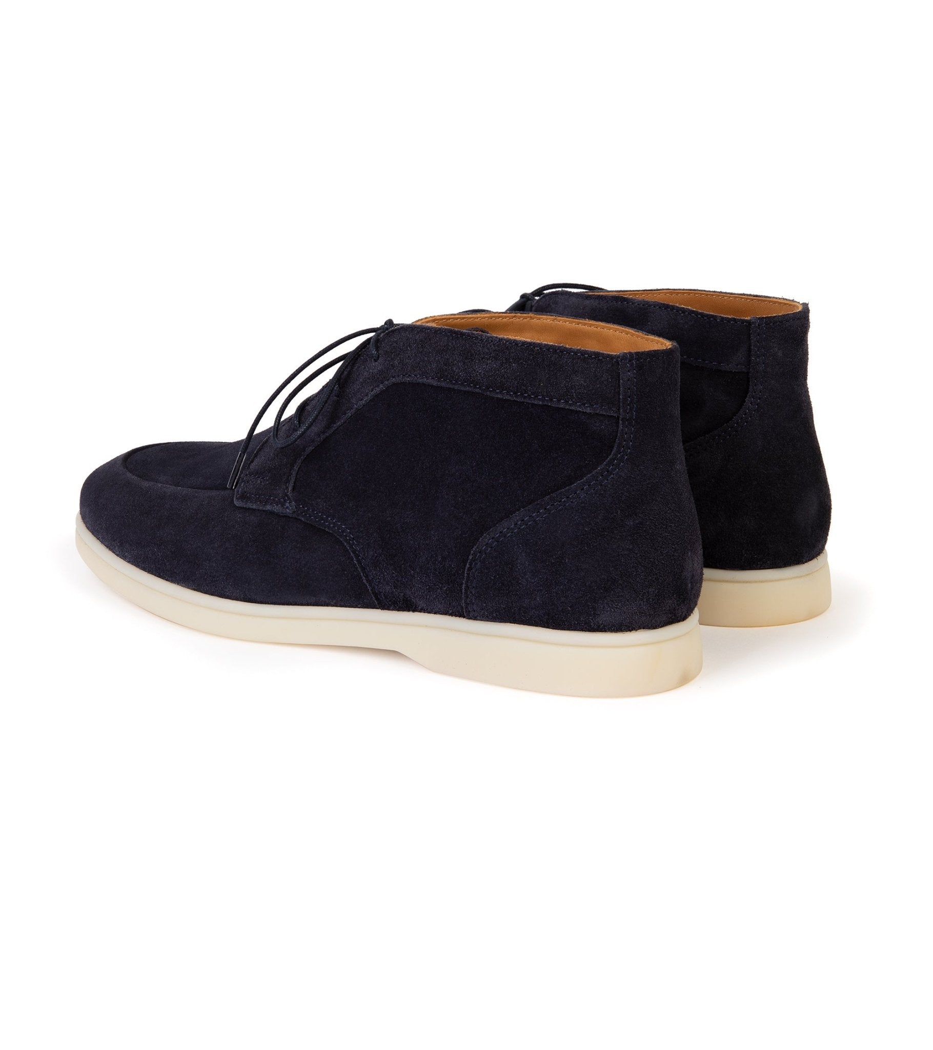 Trunk Dufour Suede Chukka Boot: Navy - Trunk Clothiers