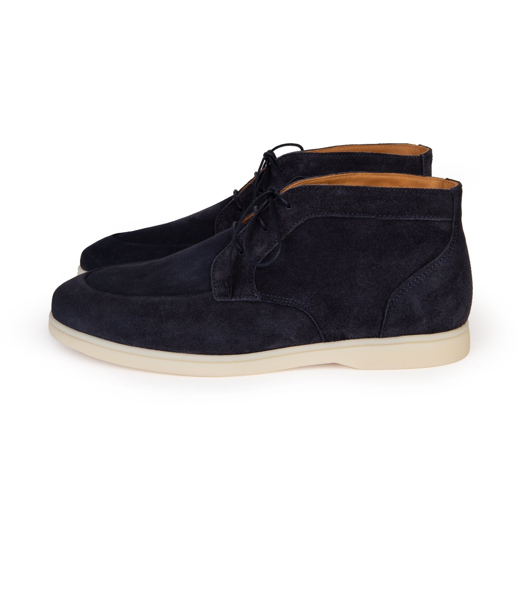 Trunk Dufour Suede Chukka Boot: Navy - Trunk Clothiers