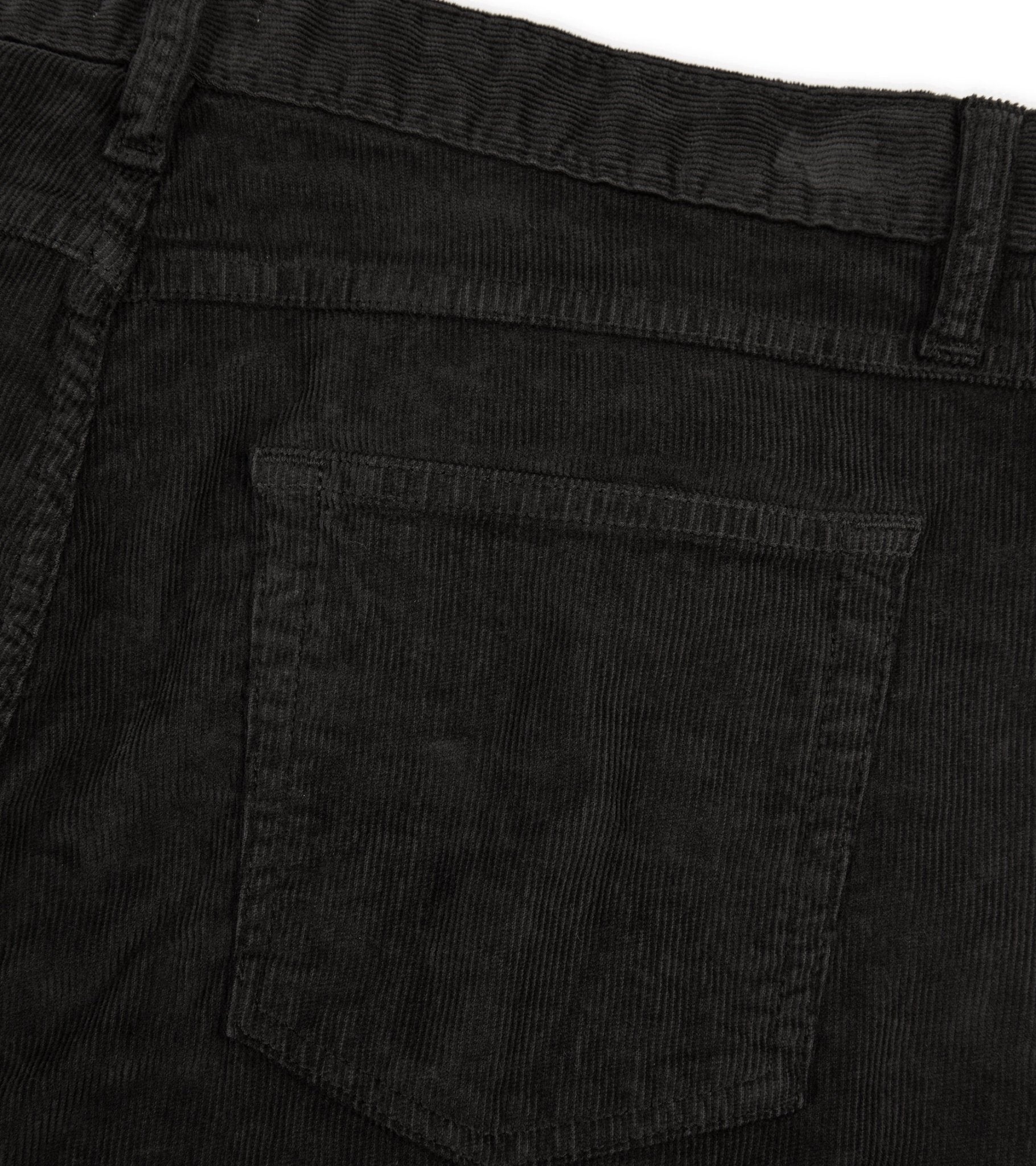 Trunk Duke Corduroy 5 Pocket Trousers: Dark Grey - Trunk Clothiers
