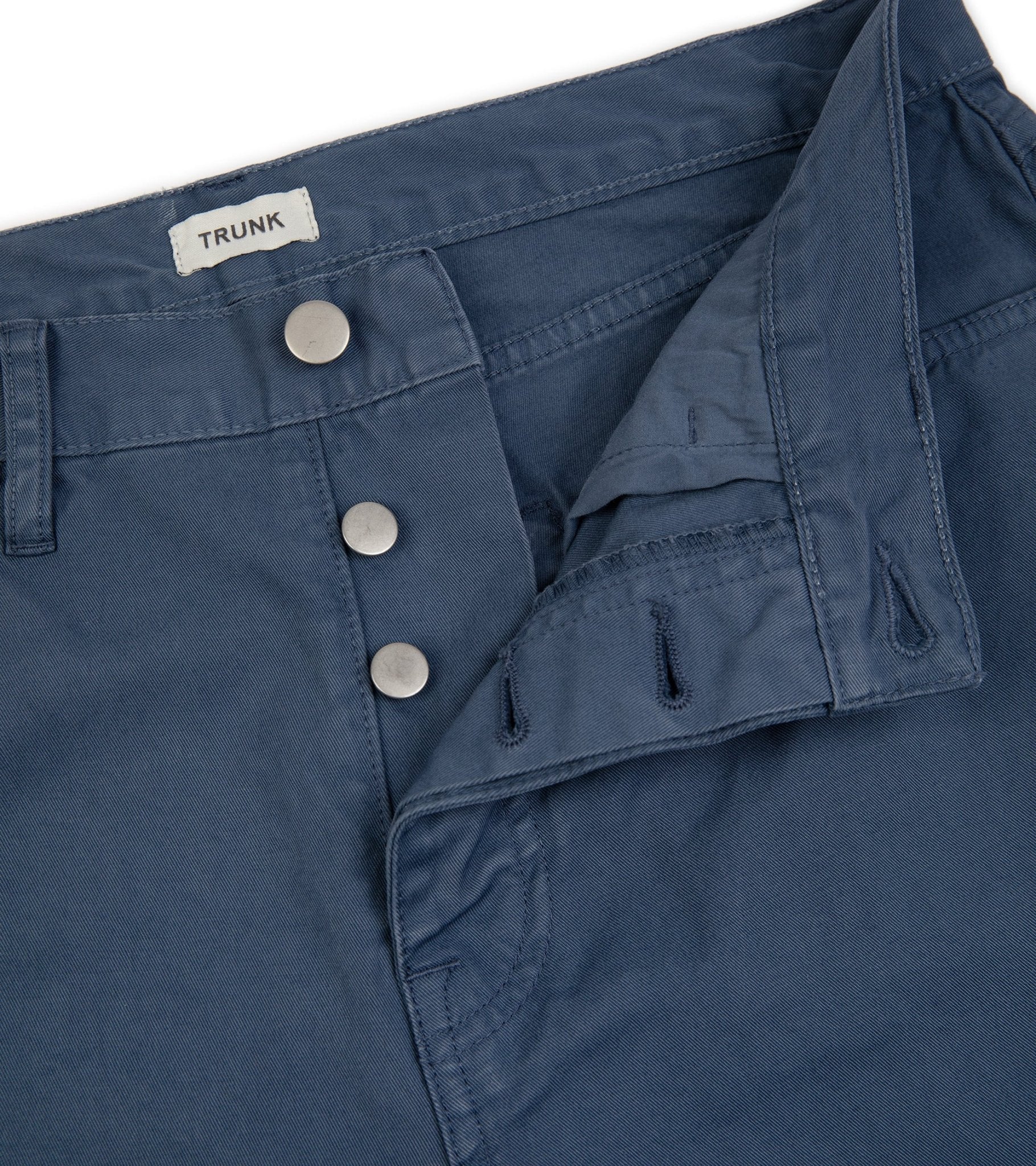 Trunk Duke Cotton 5 Pocket Trousers: Blue - Trunk Clothiers