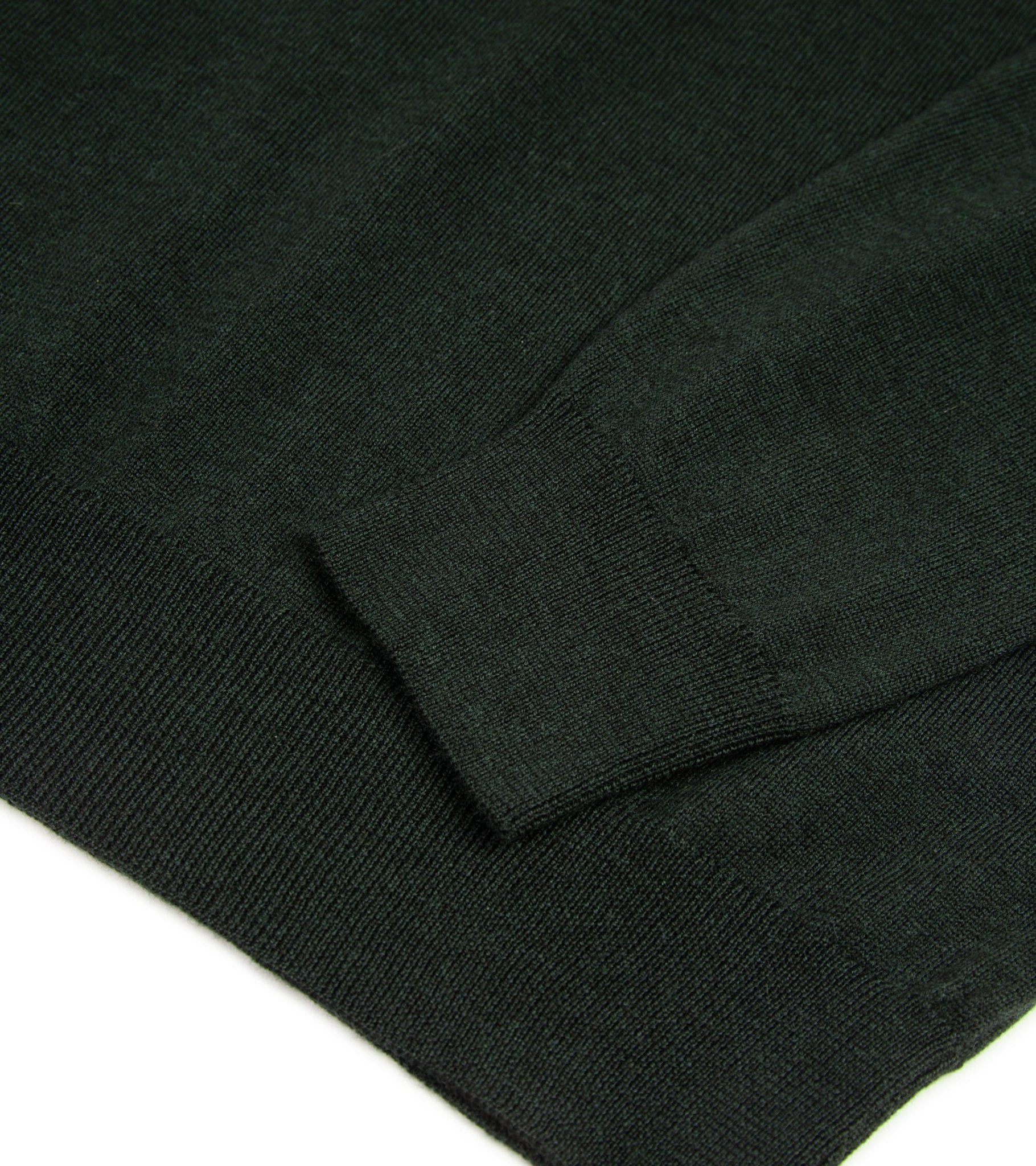 Trunk Harley Merino Crew Neck Sweater: Dark Olive - Trunk Clothiers