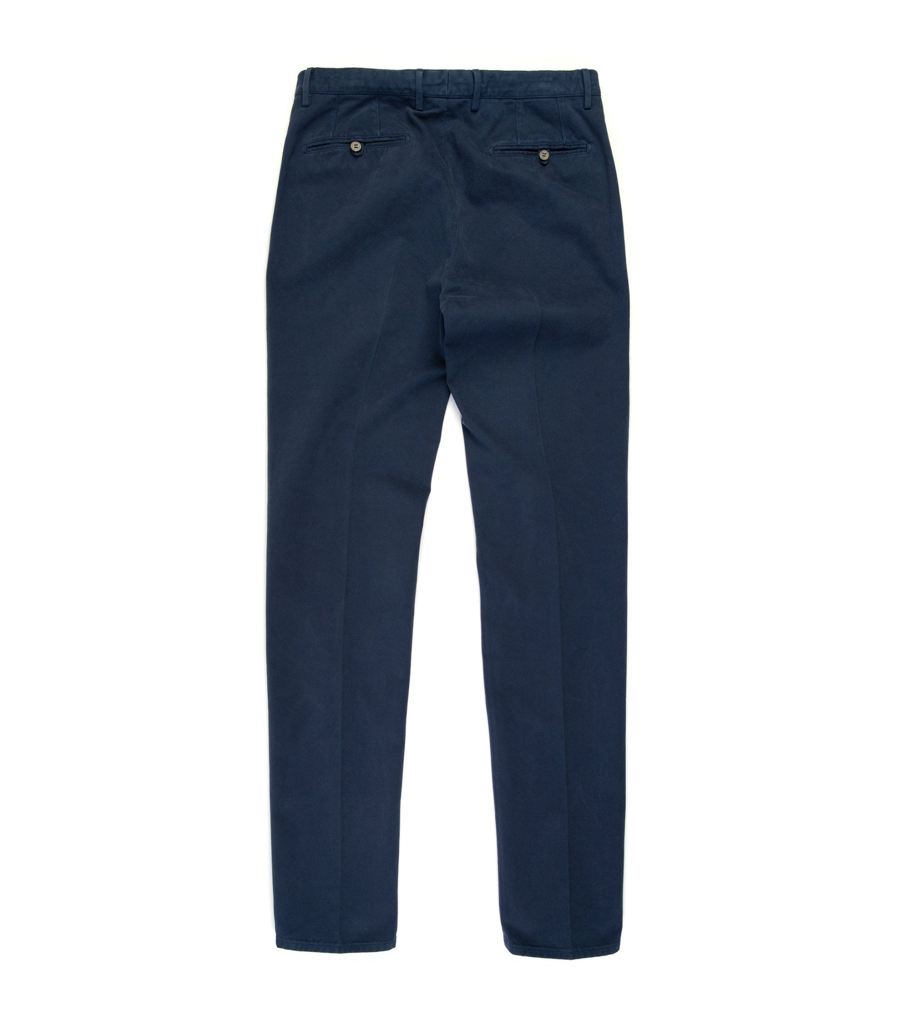 Trunk Stanhope Cotton Twill Trousers: Washed Navy - Trunk Clothiers