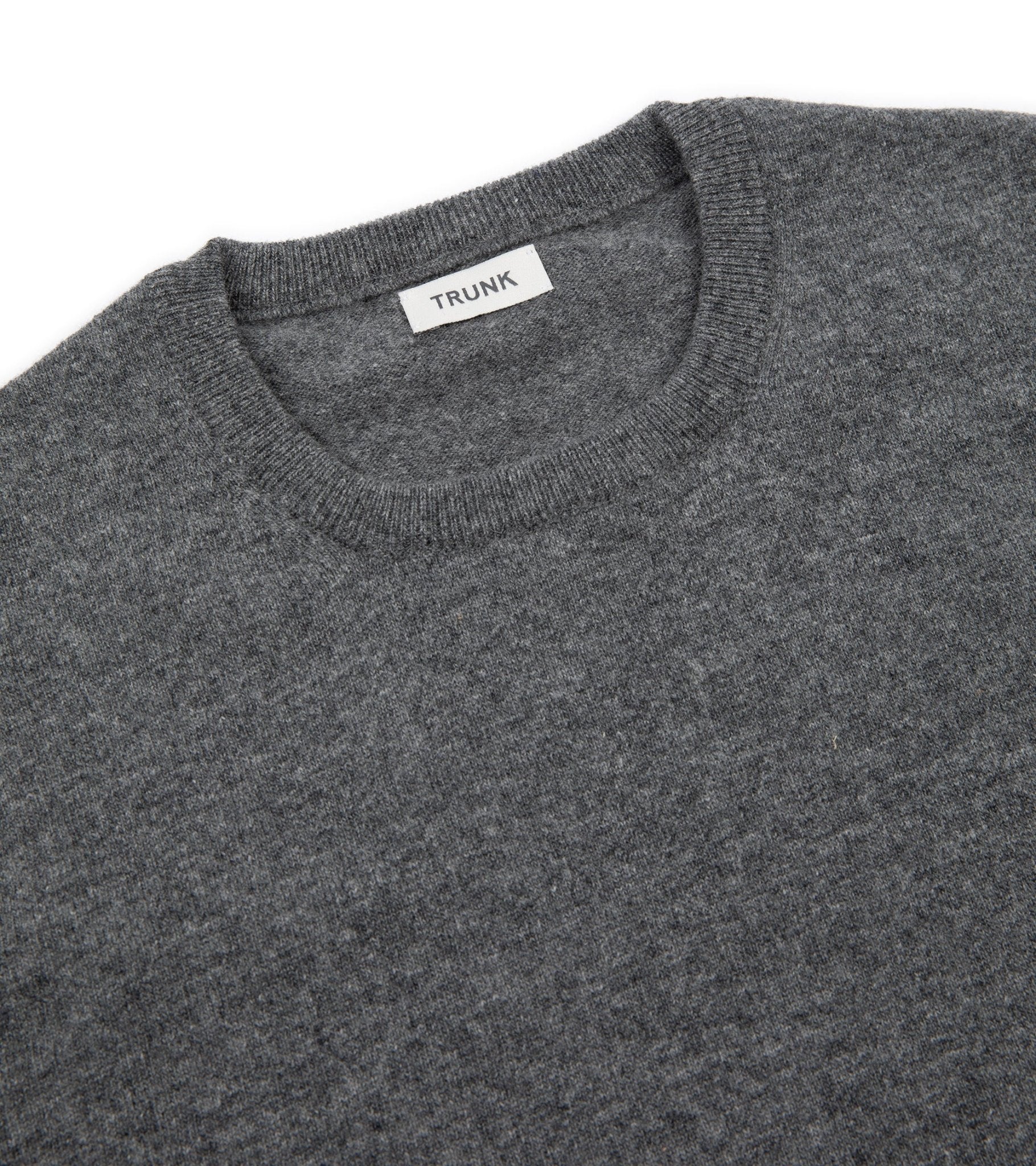 Trunk Walden Geelong Crew Neck Sweater: Grey - Trunk Clothiers