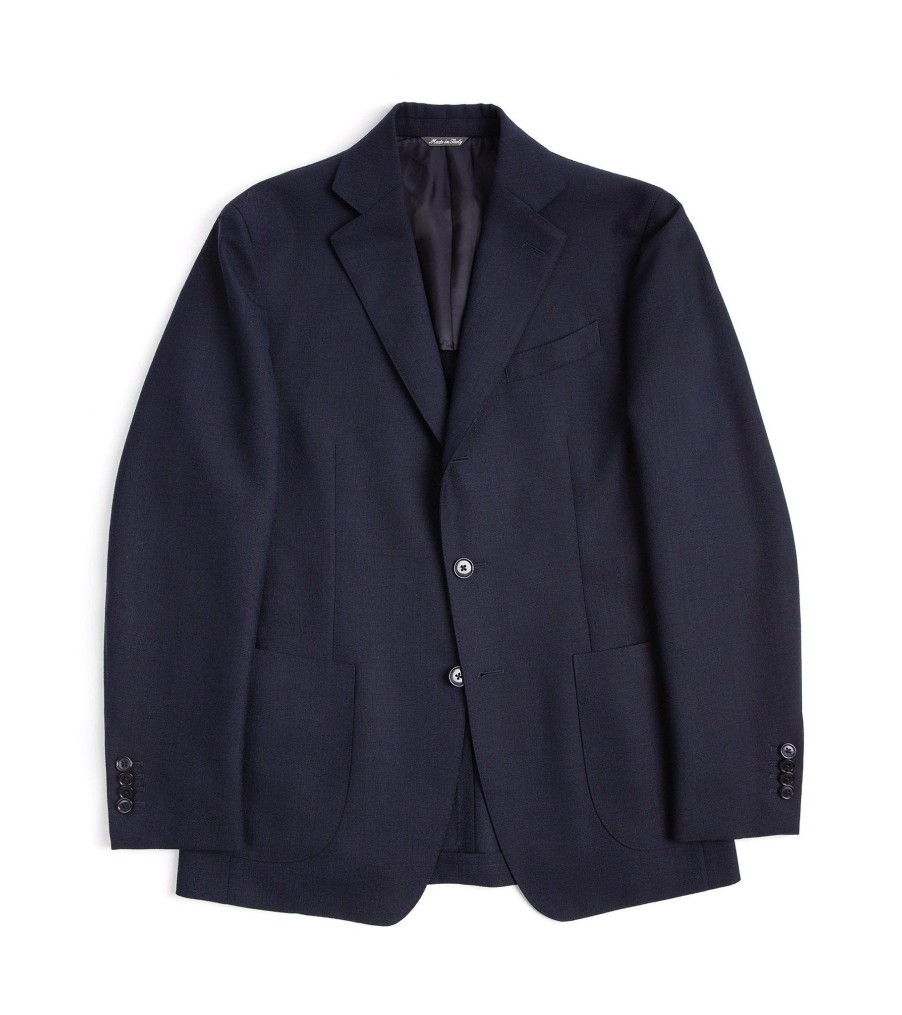 Trunk Wigmore Wool Fresco Suit Jacket: Navy - Trunk Clothiers