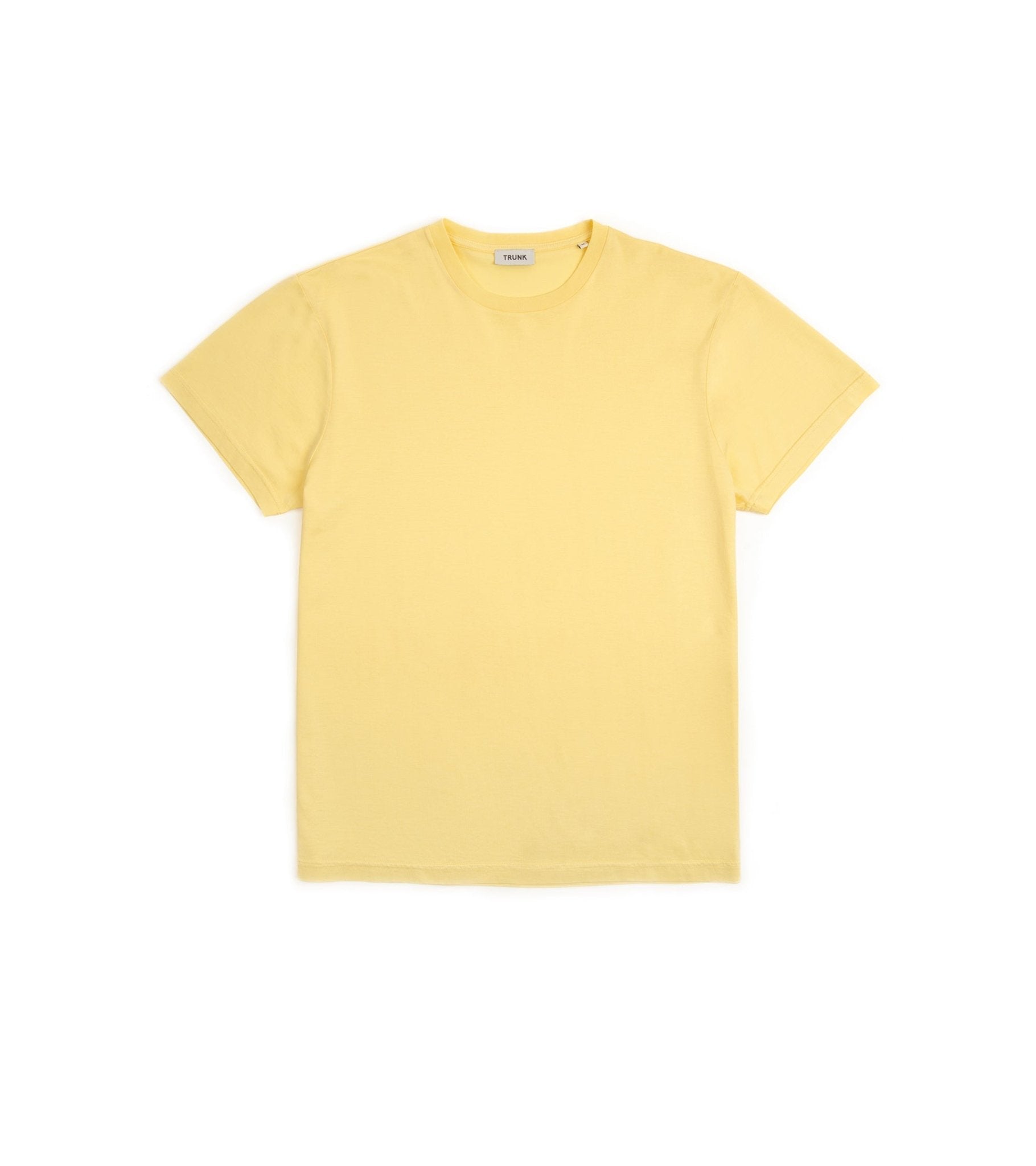 Trunk York Garment Dyed Short Sleeve T-Shirt: Yellow - Trunk Clothiers