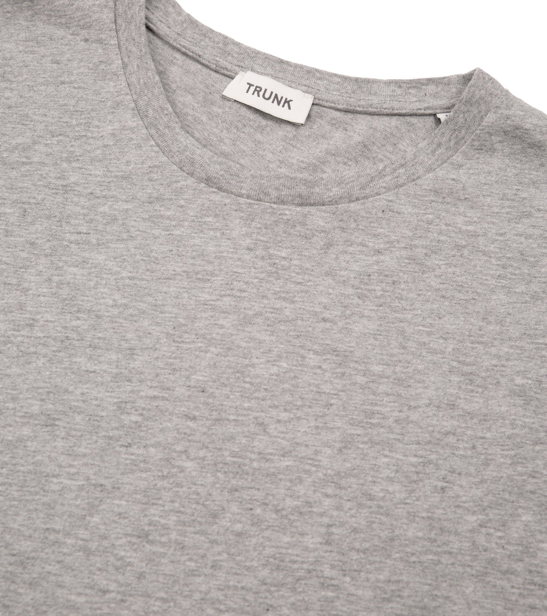 Trunk York Short Sleeve T-Shirt: Grey - Trunk Clothiers