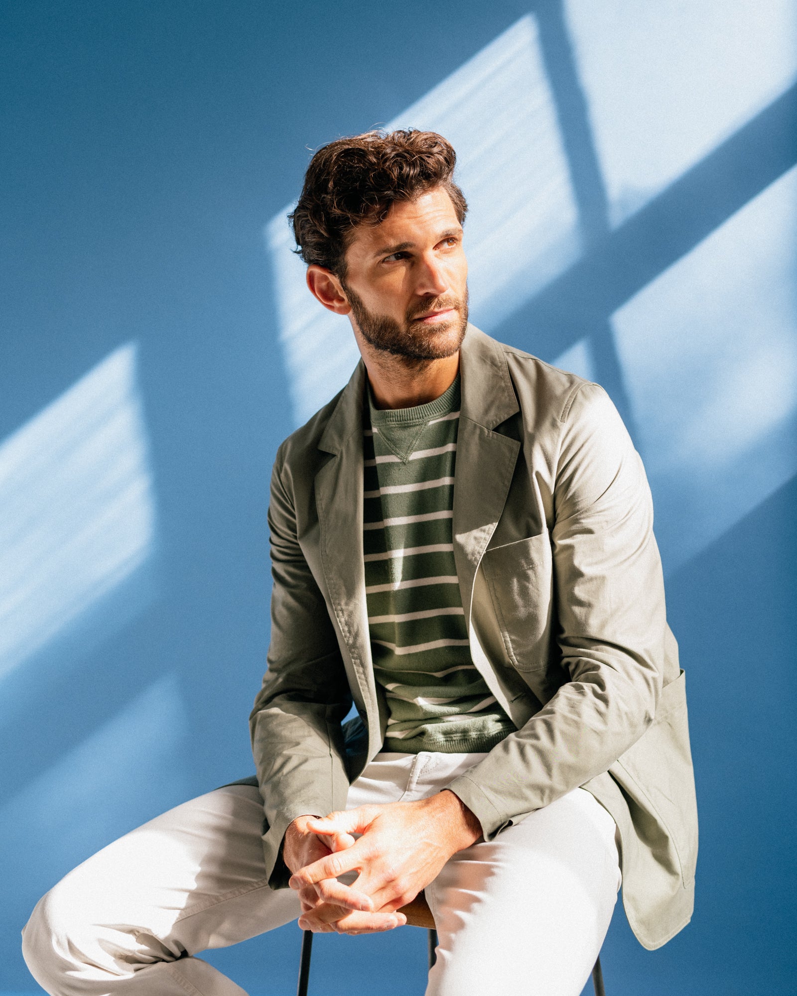 Trunk Ebury Organic Cotton Ventile Jacket: Olive