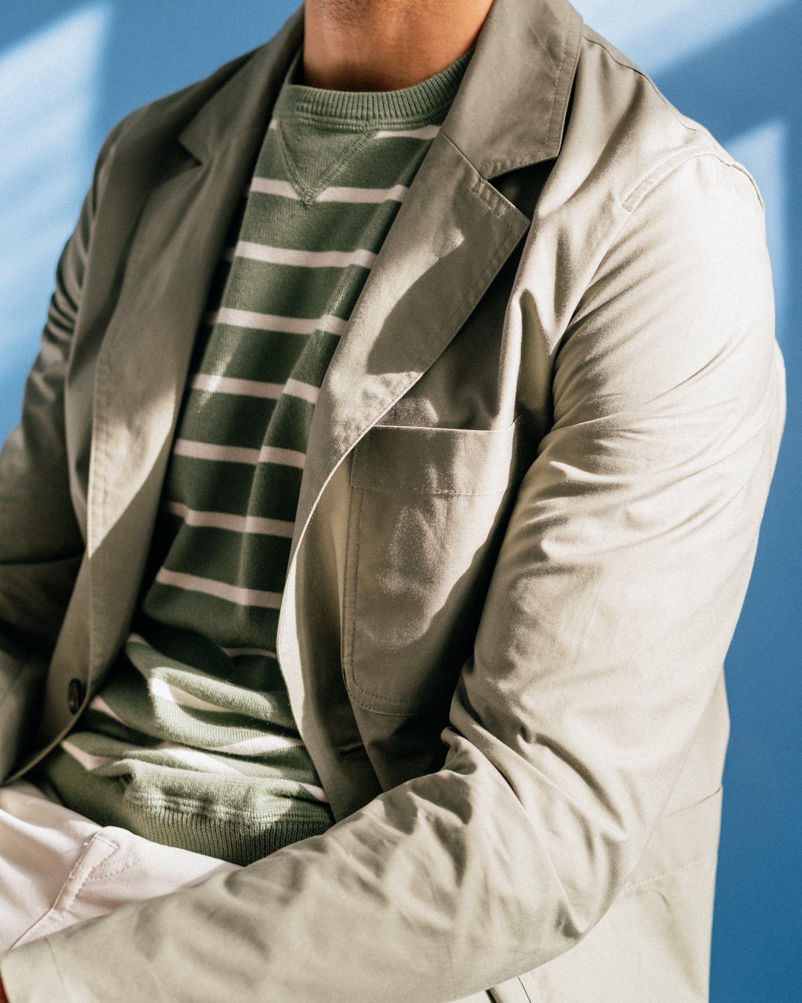 Trunk Ebury Organic Cotton Ventile Jacket: Olive