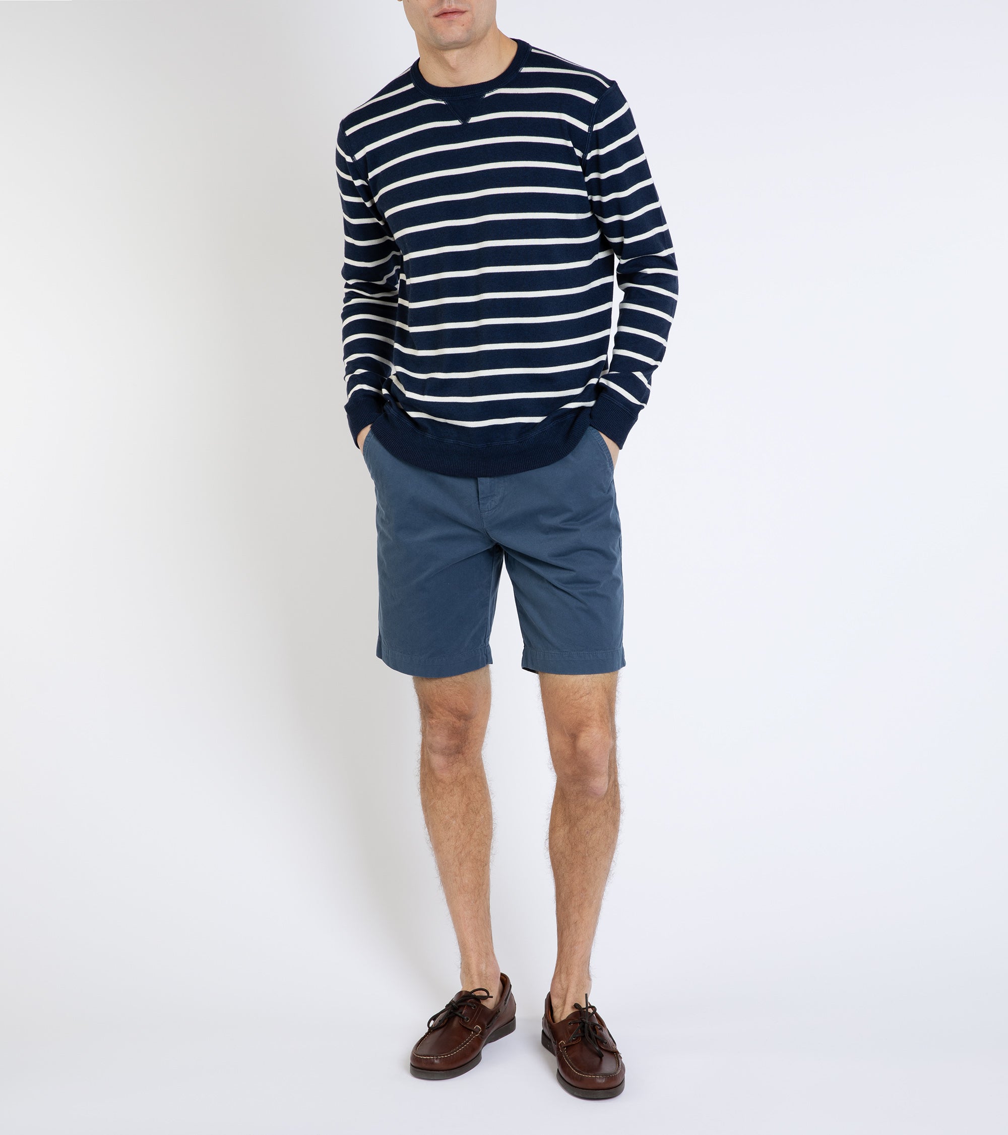 Trunk Hyde Garment Dyed Cotton Shorts: Blue