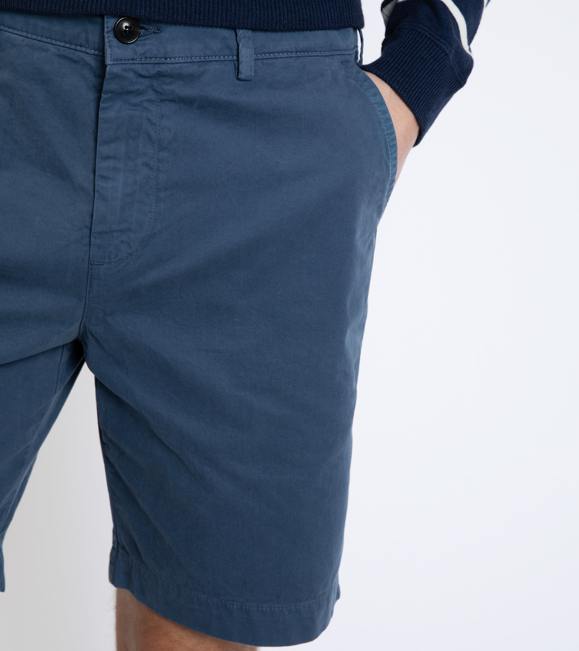 Trunk Hyde Garment Dyed Cotton Shorts: Blue