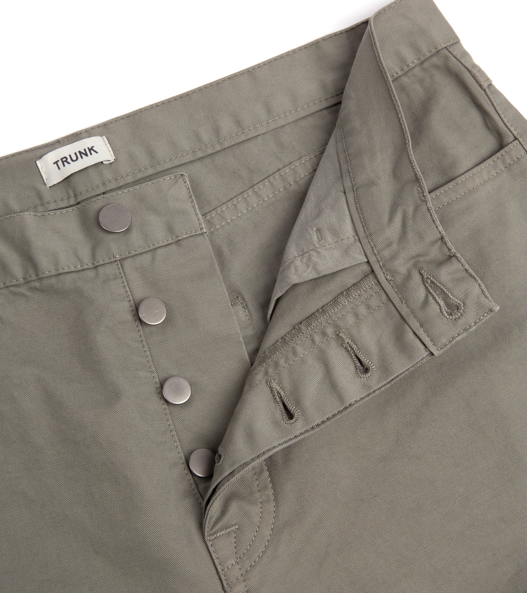Trunk Duke Cotton 5 Pocket Trousers: Pale Olive