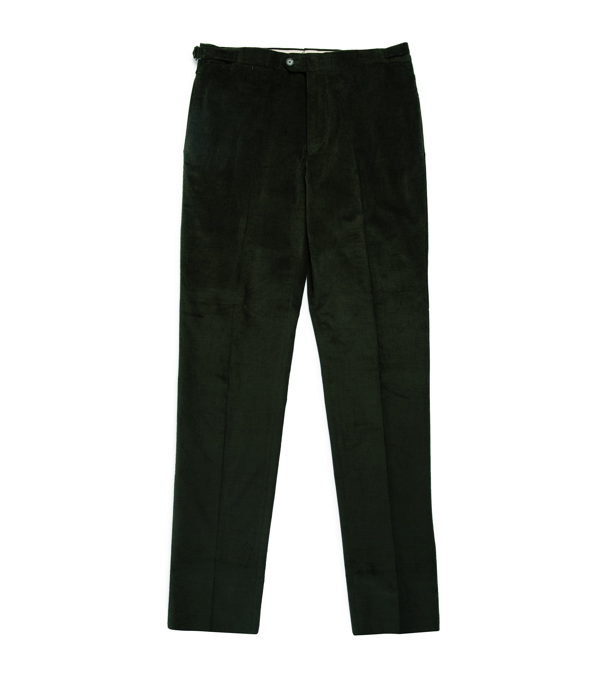 Trunk Wigmore Italian Cotton Needlecord Suit Trousers: Green