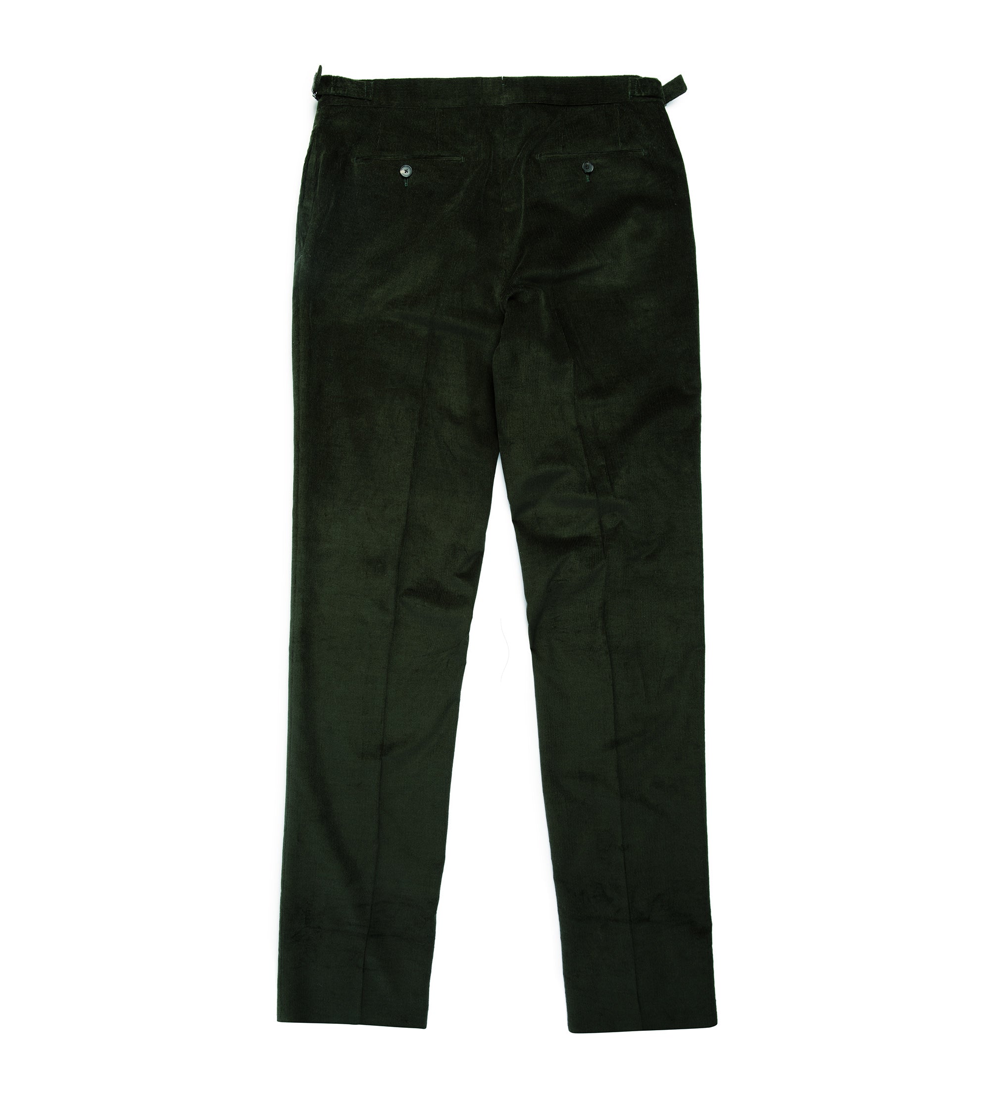 Trunk Wigmore Italian Cotton Needlecord Suit Trousers: Green