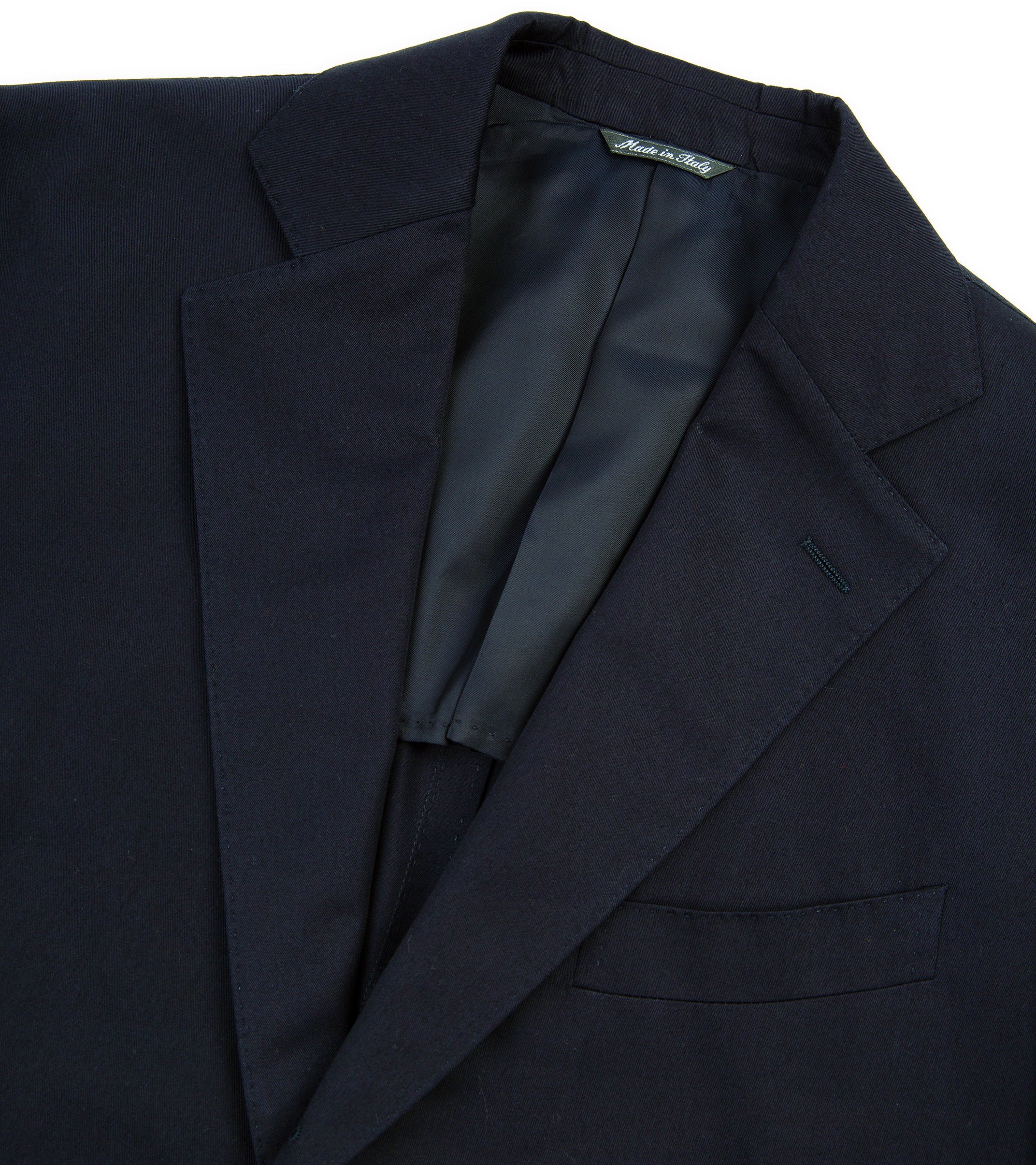 Trunk Wigmore Organic Cotton Suit Jacket: Navy