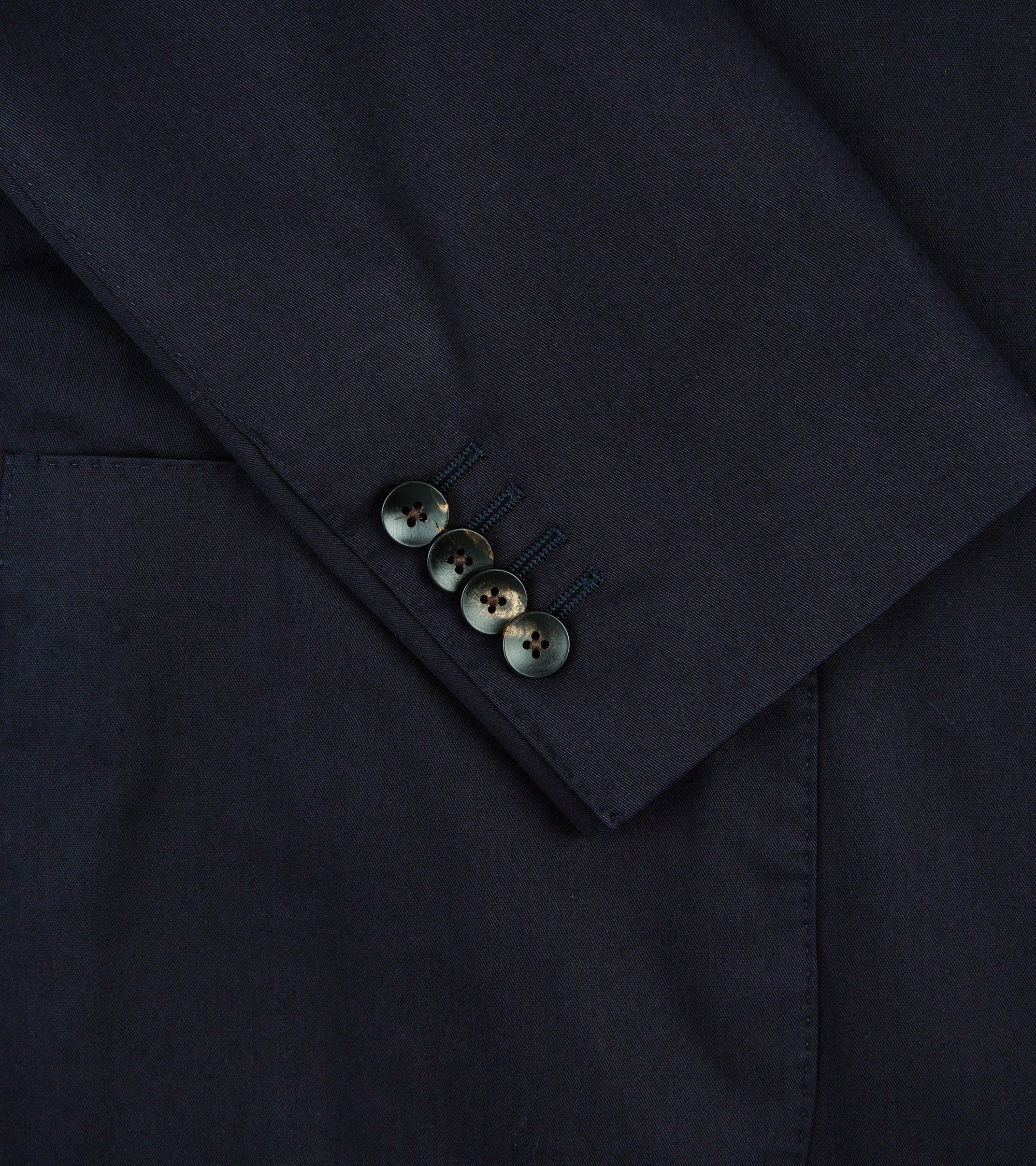 Trunk Wigmore Organic Cotton Suit Jacket: Navy