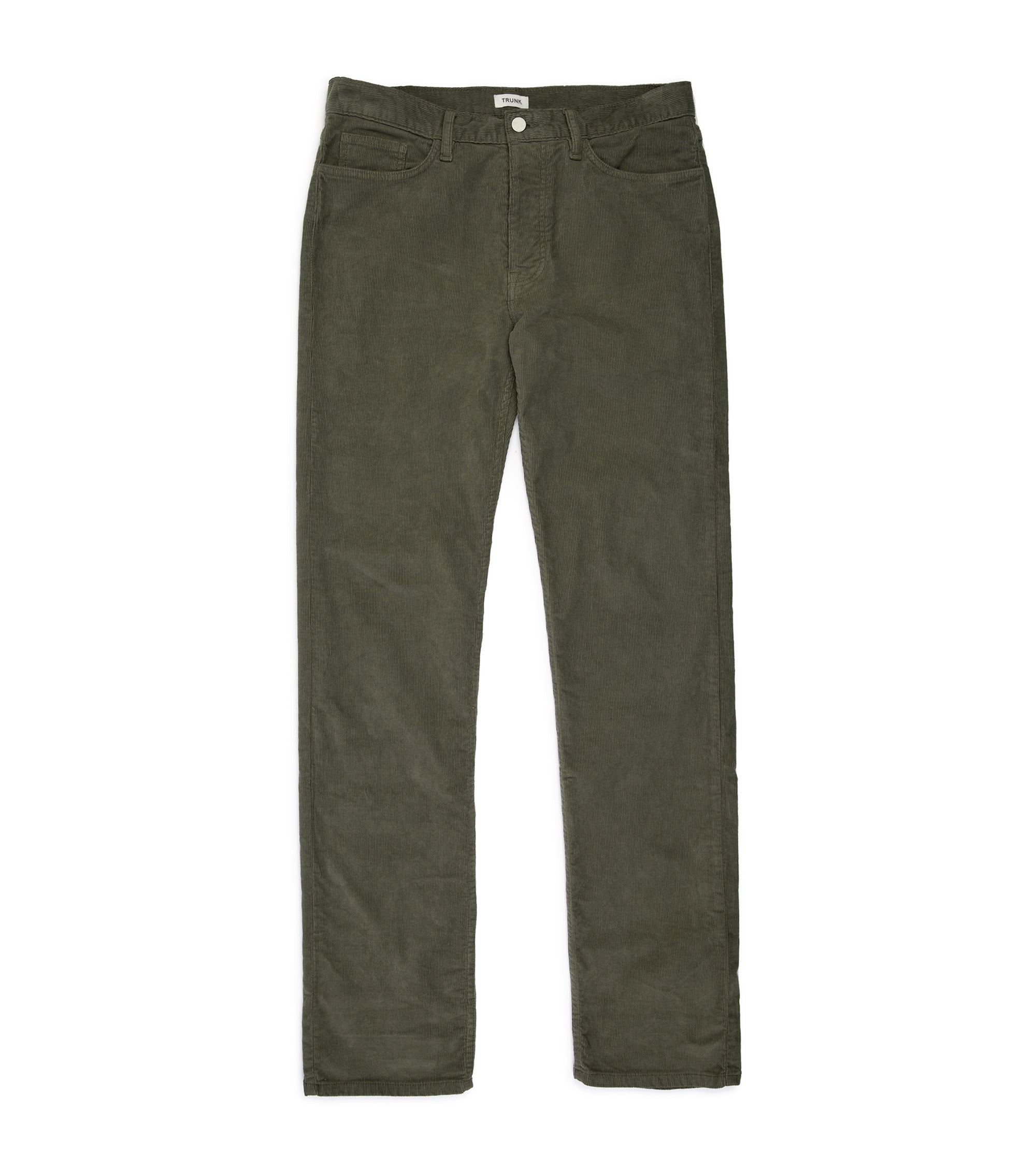 Trunk Duke Corduroy 5 Pocket Trousers: Faded Olive
