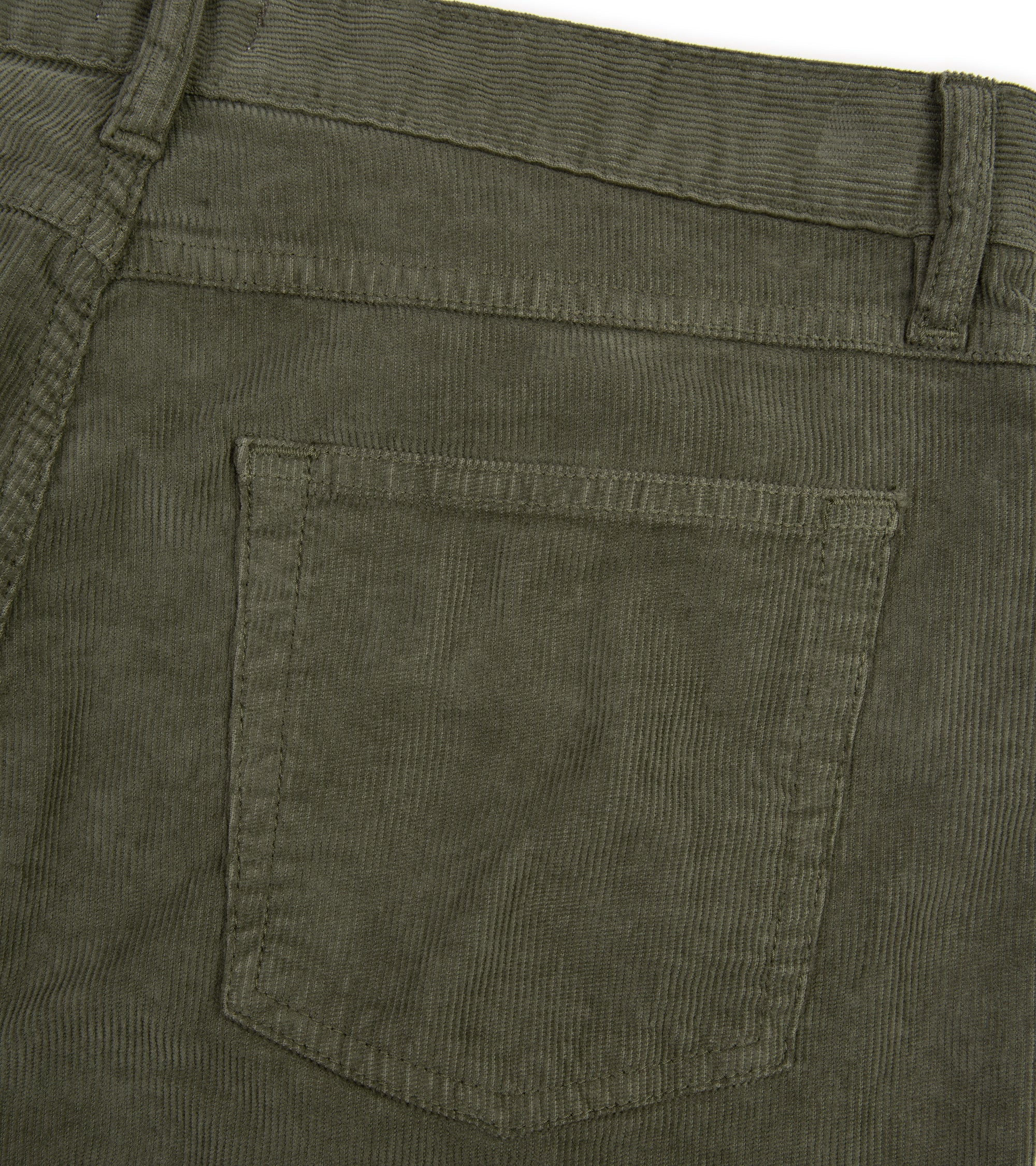 Trunk Duke Corduroy 5 Pocket Trousers: Faded Olive