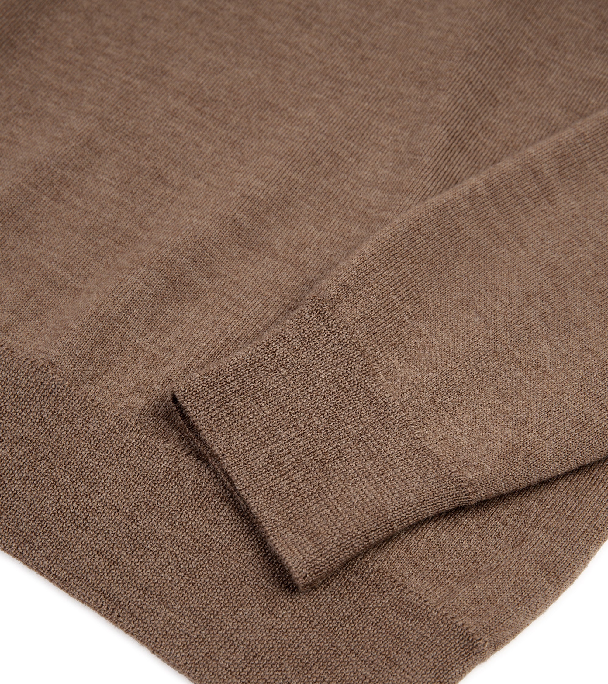 Trunk Harley Merino Crew Neck Sweater: Dark Beige