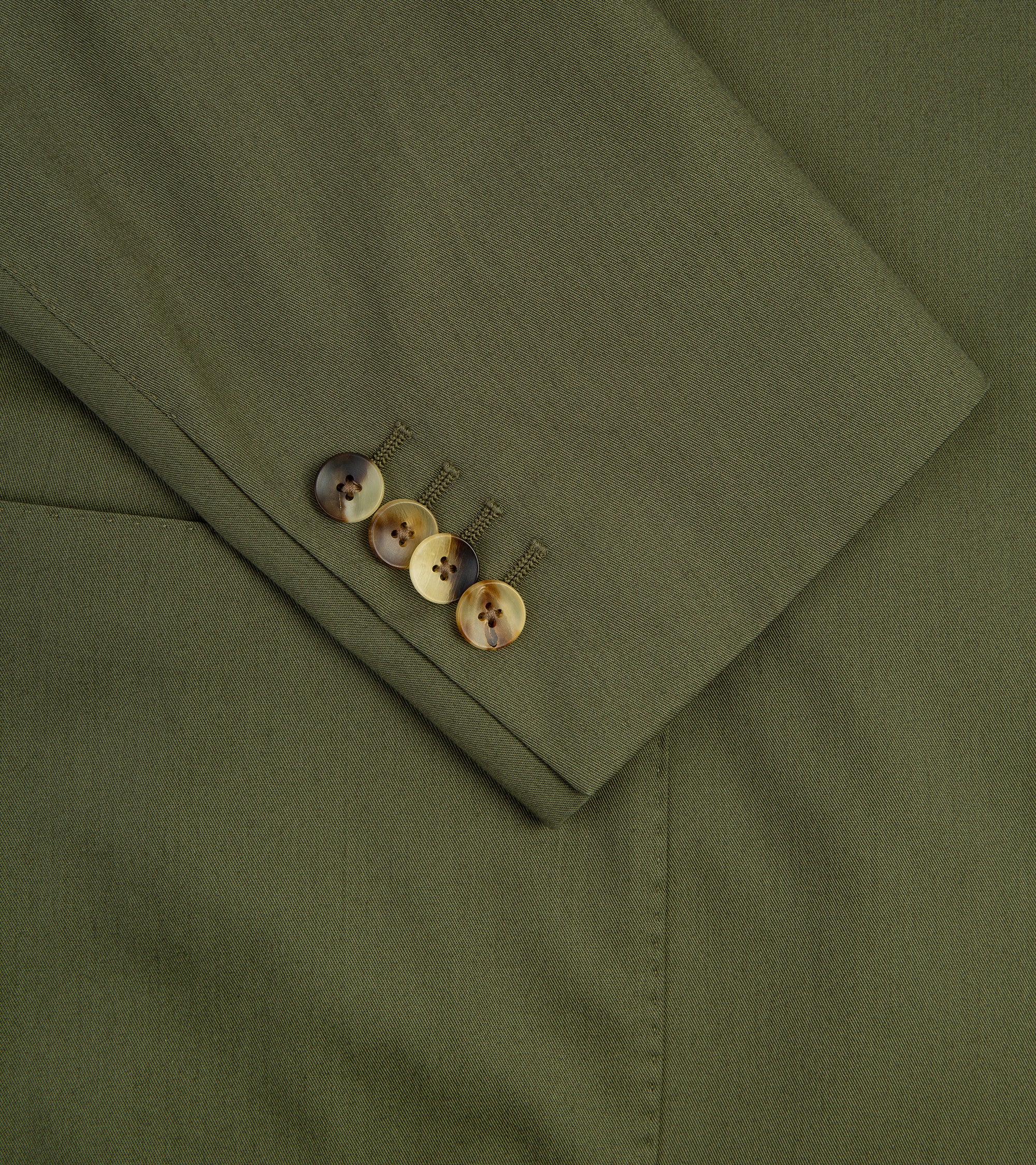 Trunk Wigmore Organic Cotton Suit Jacket: Olive