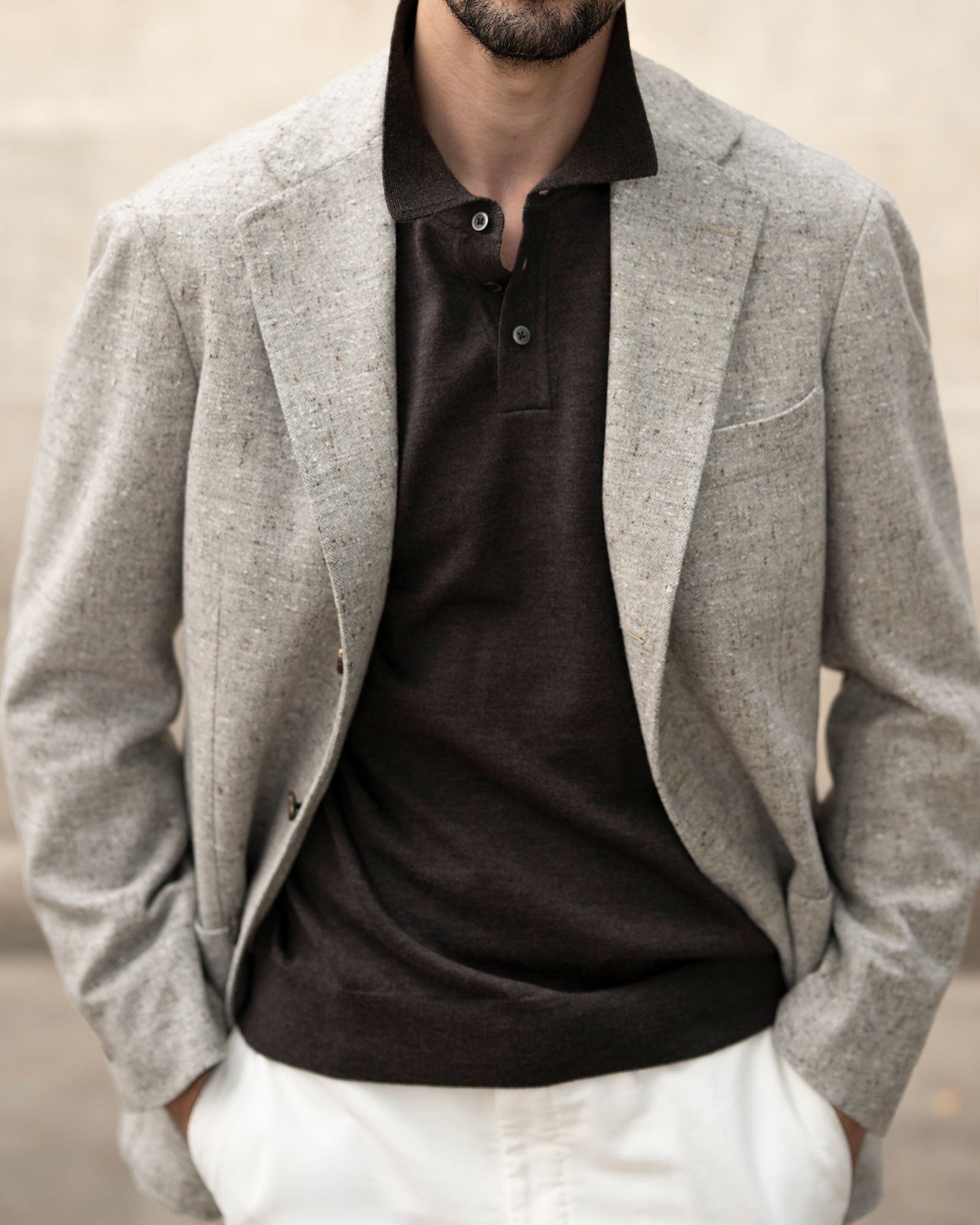 The Knitted Long Sleeve Polo: Effortless Style for Cooler Days
