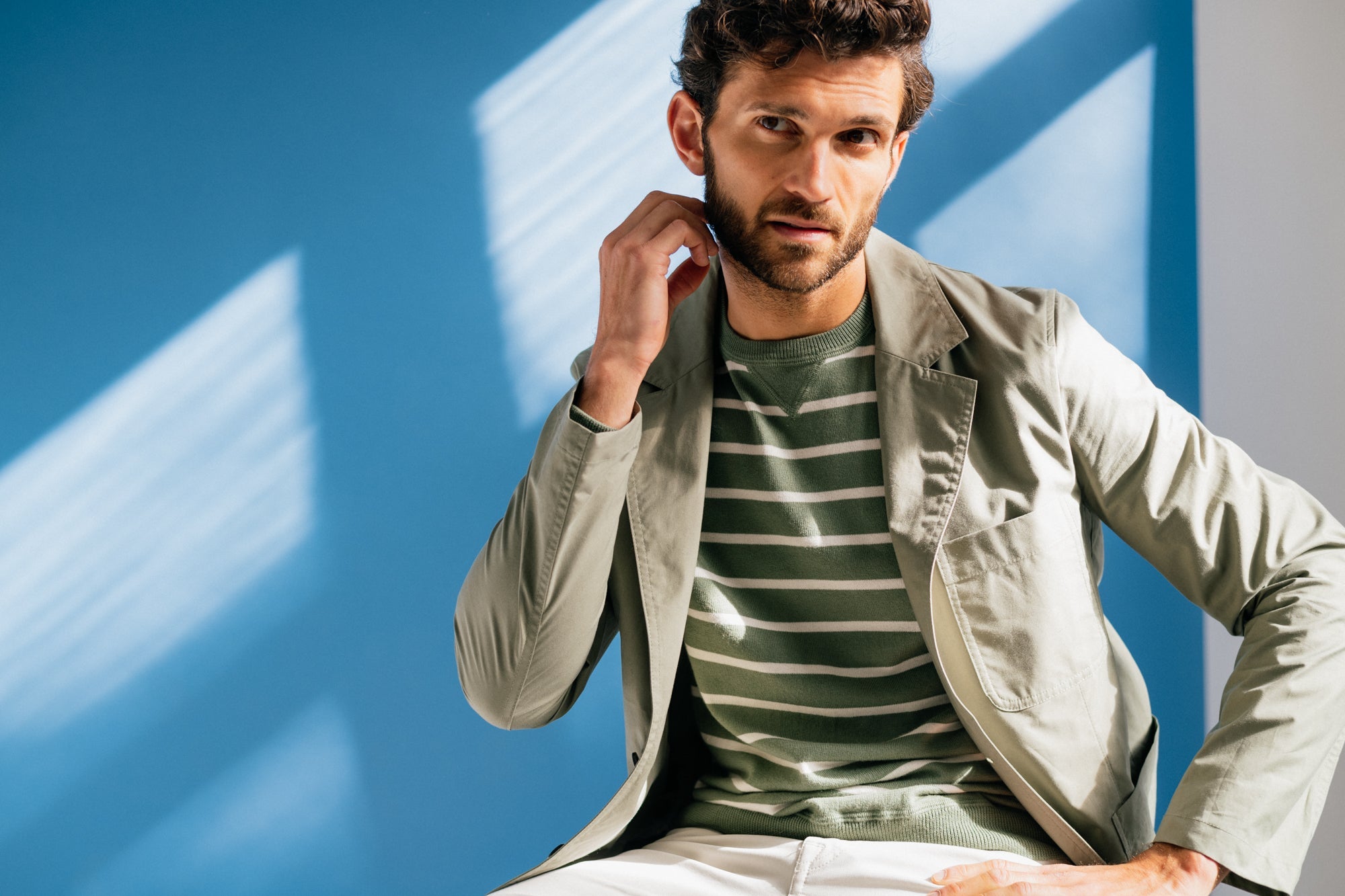 How To Wear It  — The Trunk Ebury Ventile Jacket in Olive - Trunk Clothiers