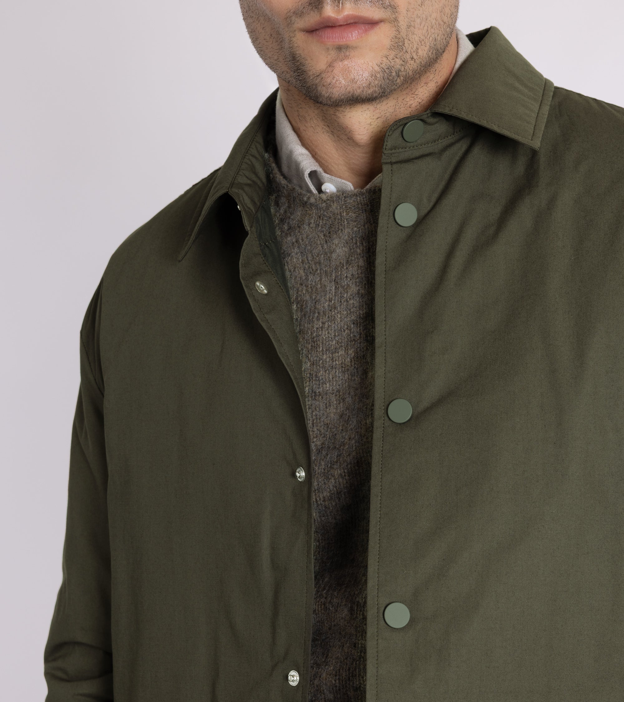 A Kind of Guise Olkay Quilted Overshirt: Deep Fir