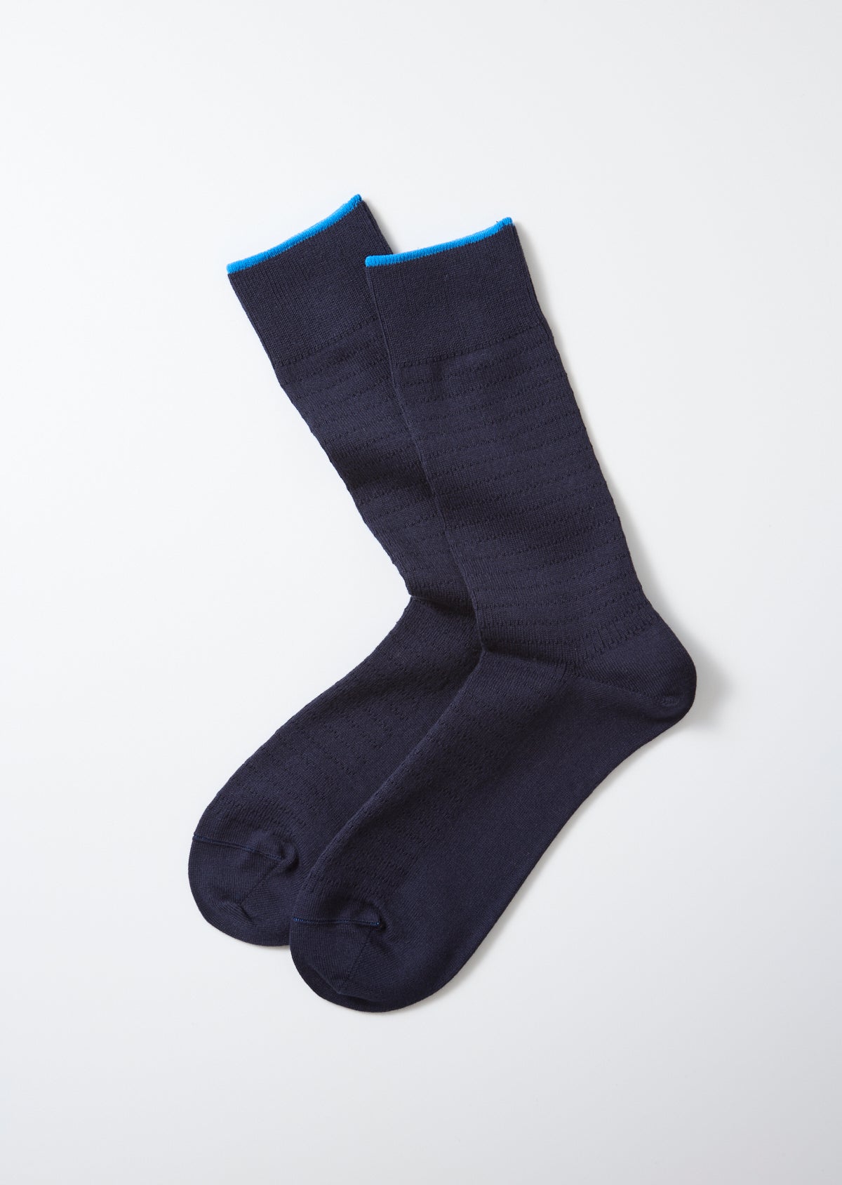 RoToTo Cotton Thermal Crew Socks: Navy