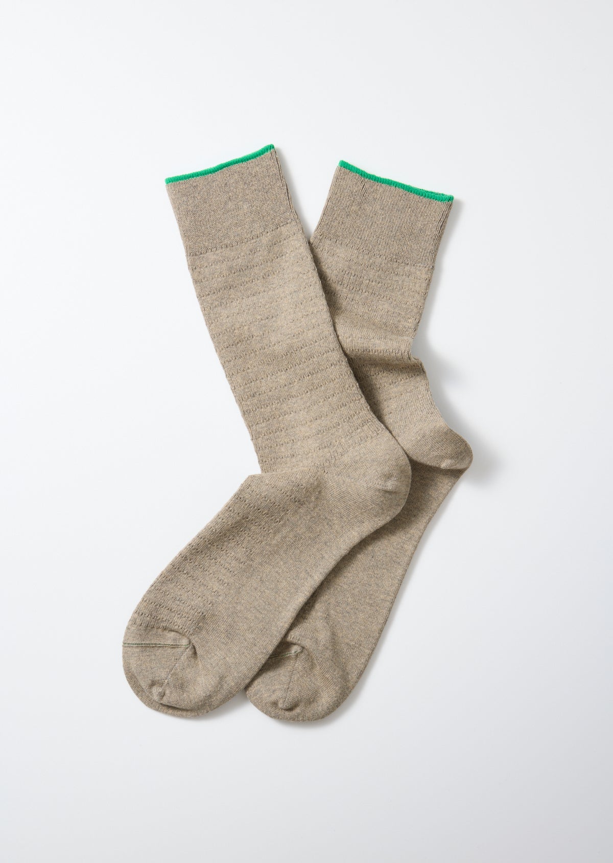 RoToTo Cotton Thermal Crew Socks: Grey
