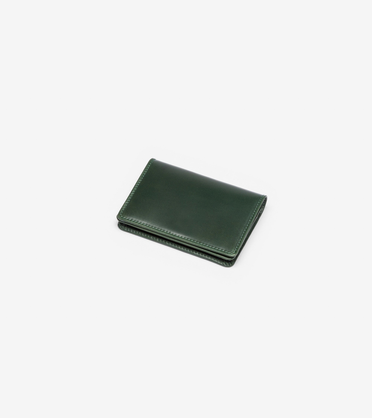 Beorma Bridle Leather Business Card Case: Green