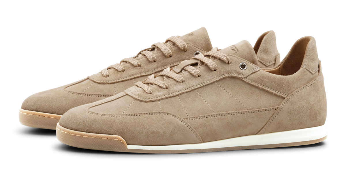 CQP Piazza Suede Sneaker: Sand