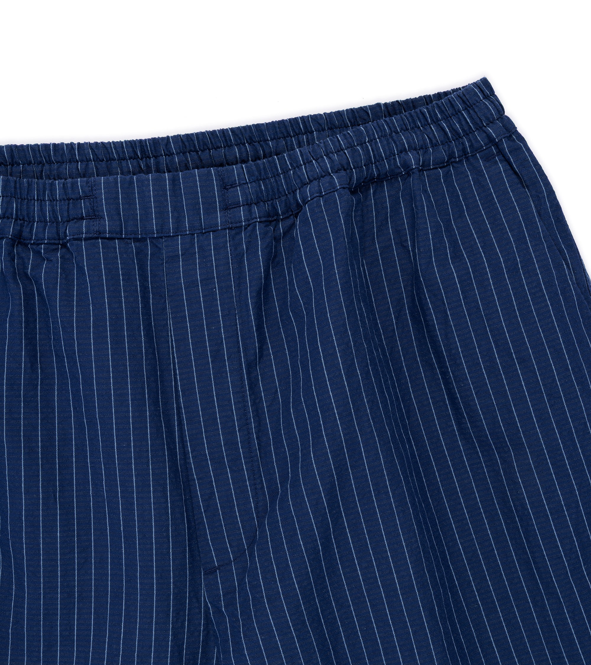 A Kind of Guise Banasa Cotton Linen Stripe Trousers: Ocean