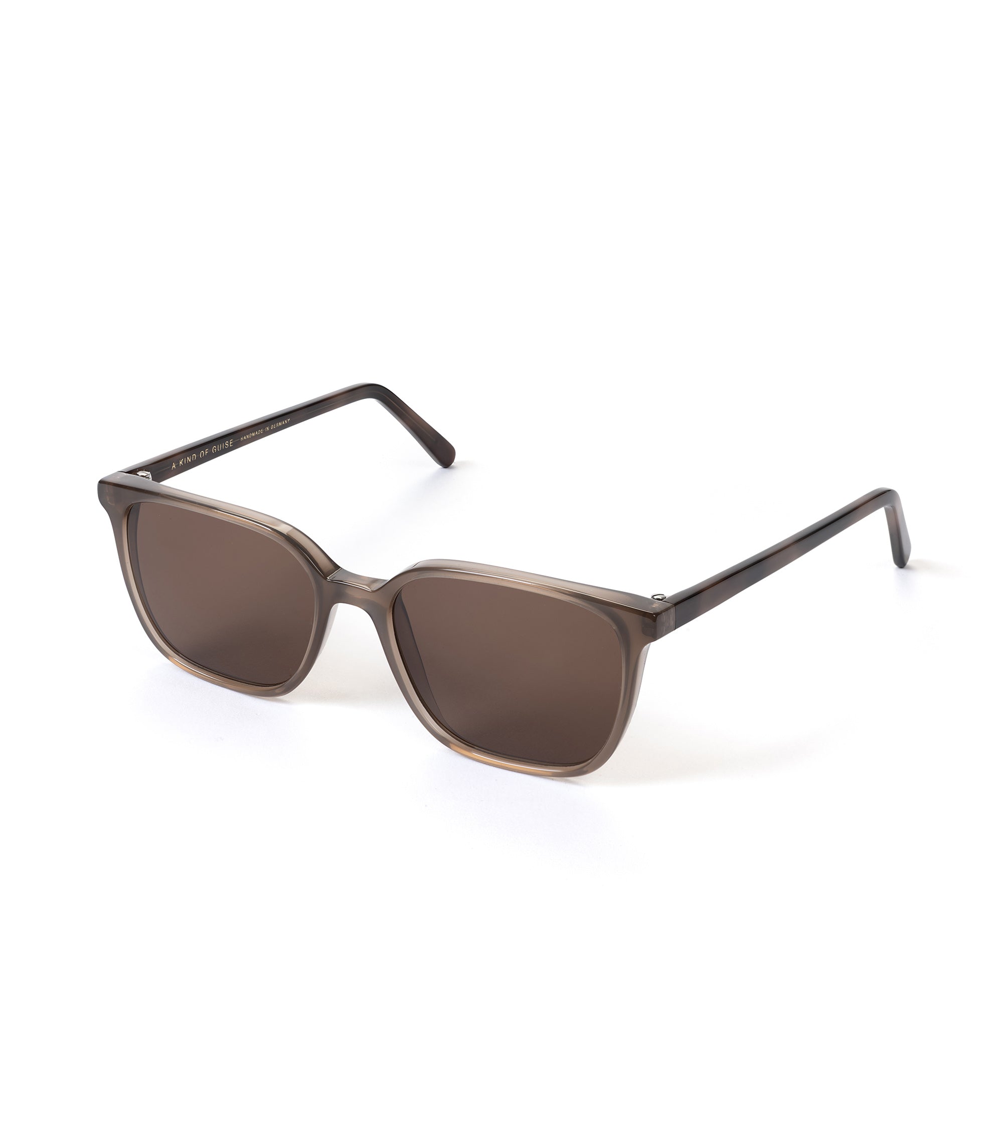 A Kind of Guise Marseille Sunglasses: Milky Bison/Brown