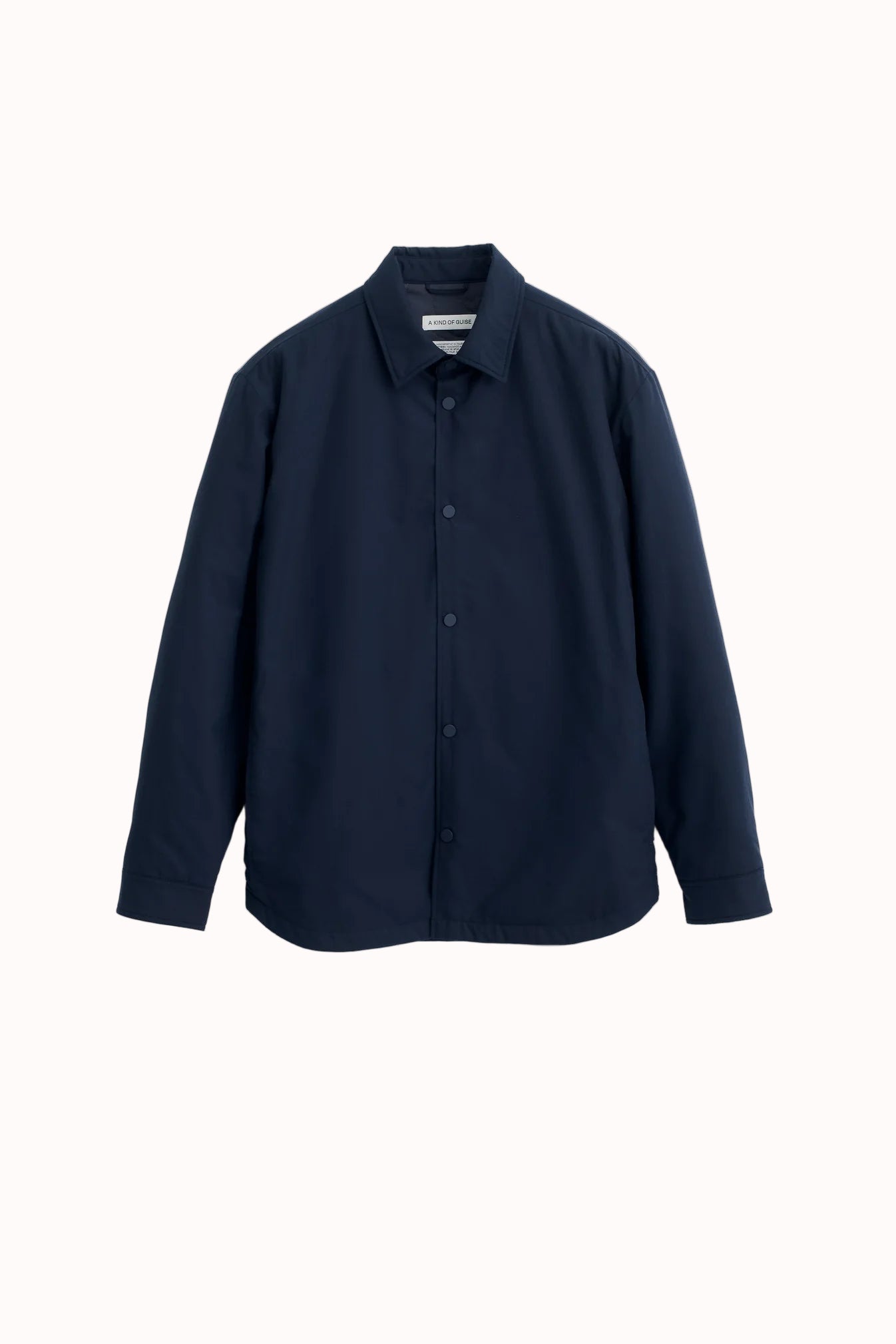A Kind of Guise Olkay Quilted Overshirt: Navy