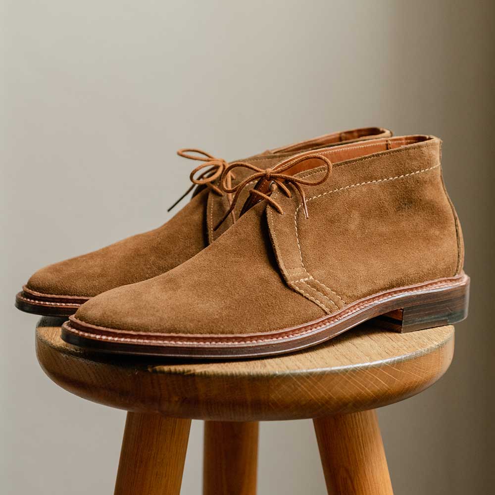 Alden Unlined Chukka Boot Suede Shoes