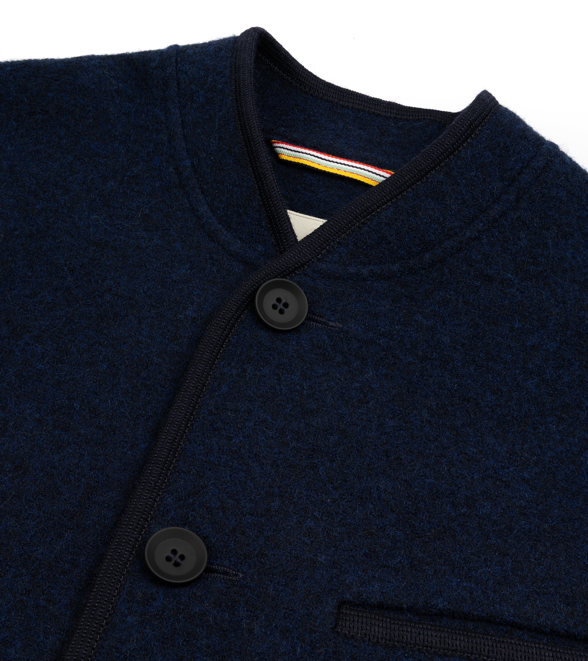 Alpe Piano Francesco Felted Wool Jacket: Navy