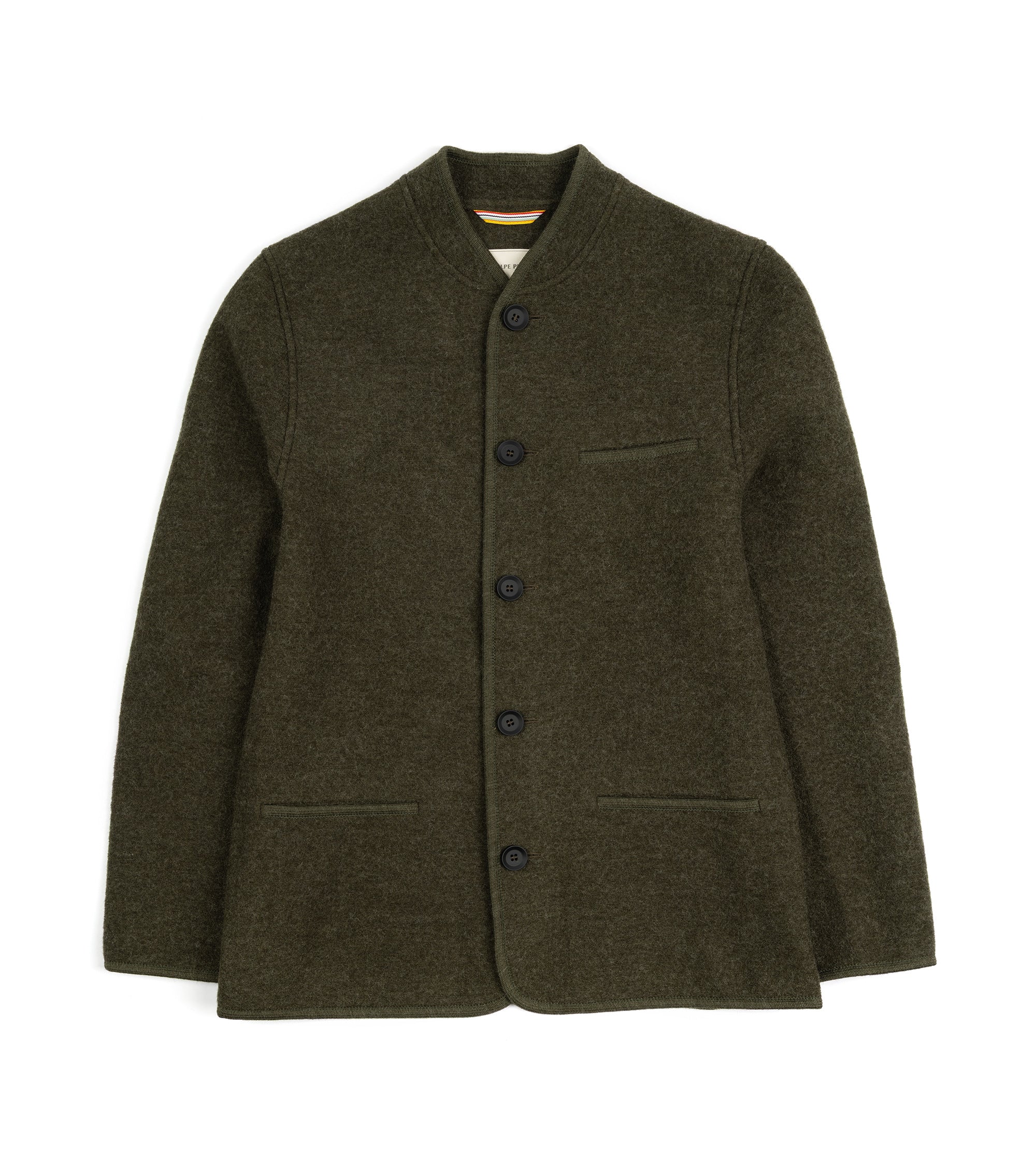 Alpe Piano Francesco Felted Wool Jacket: Olive