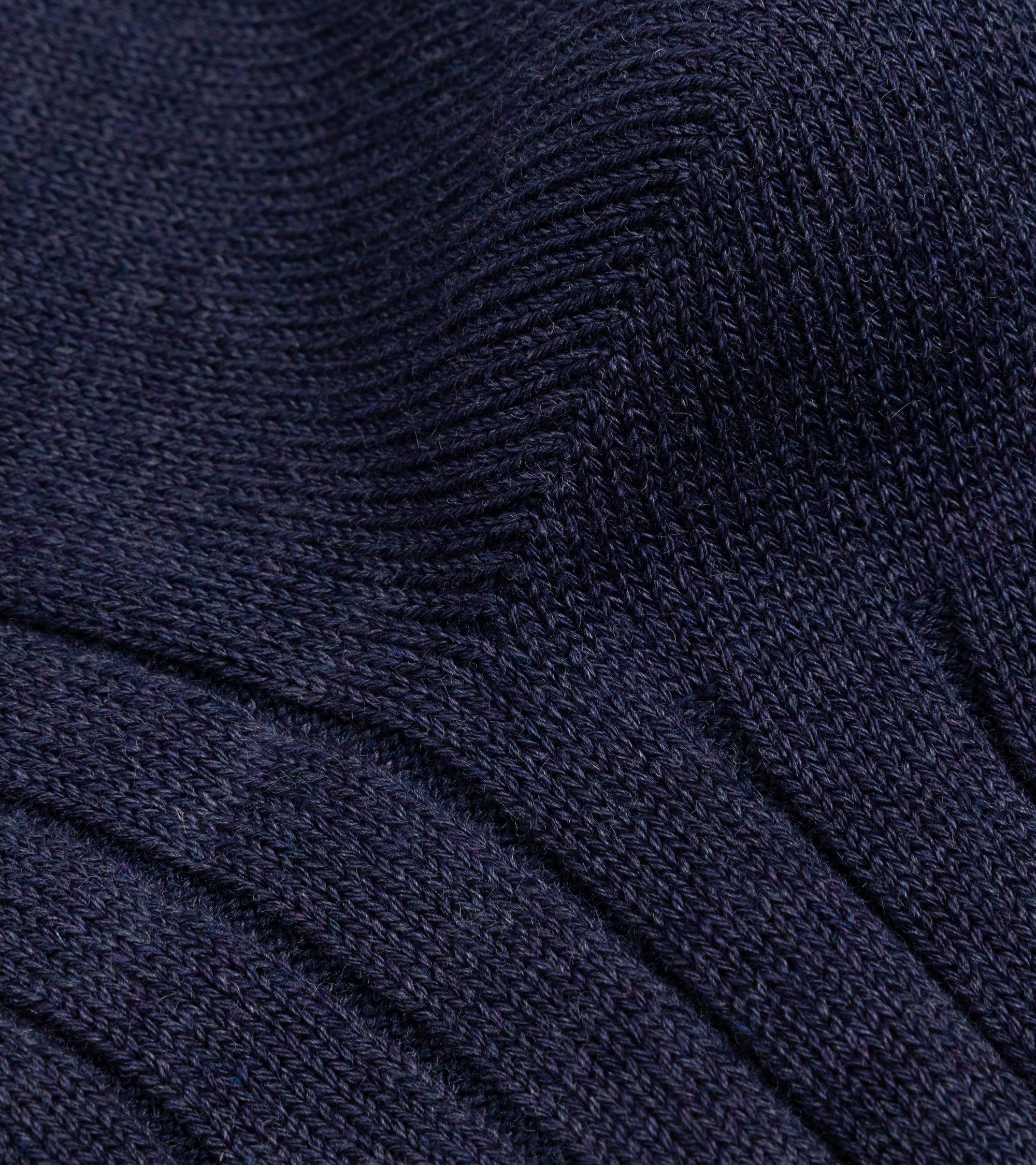 Anonymous Ism Bold Rib Crew Socks: Navy