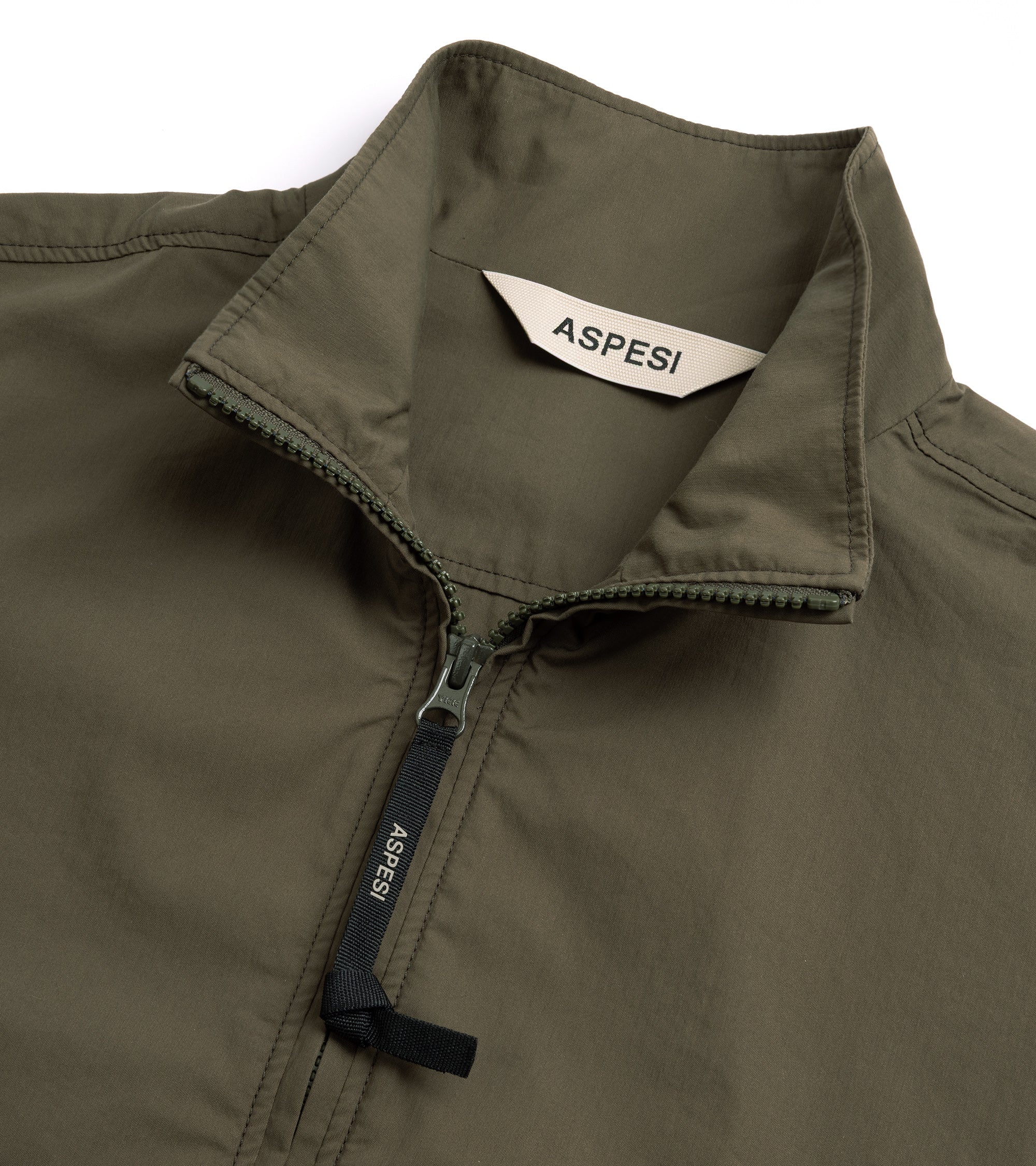 Aspesi Kong Cotton Nylon Poplin Jacket: Military