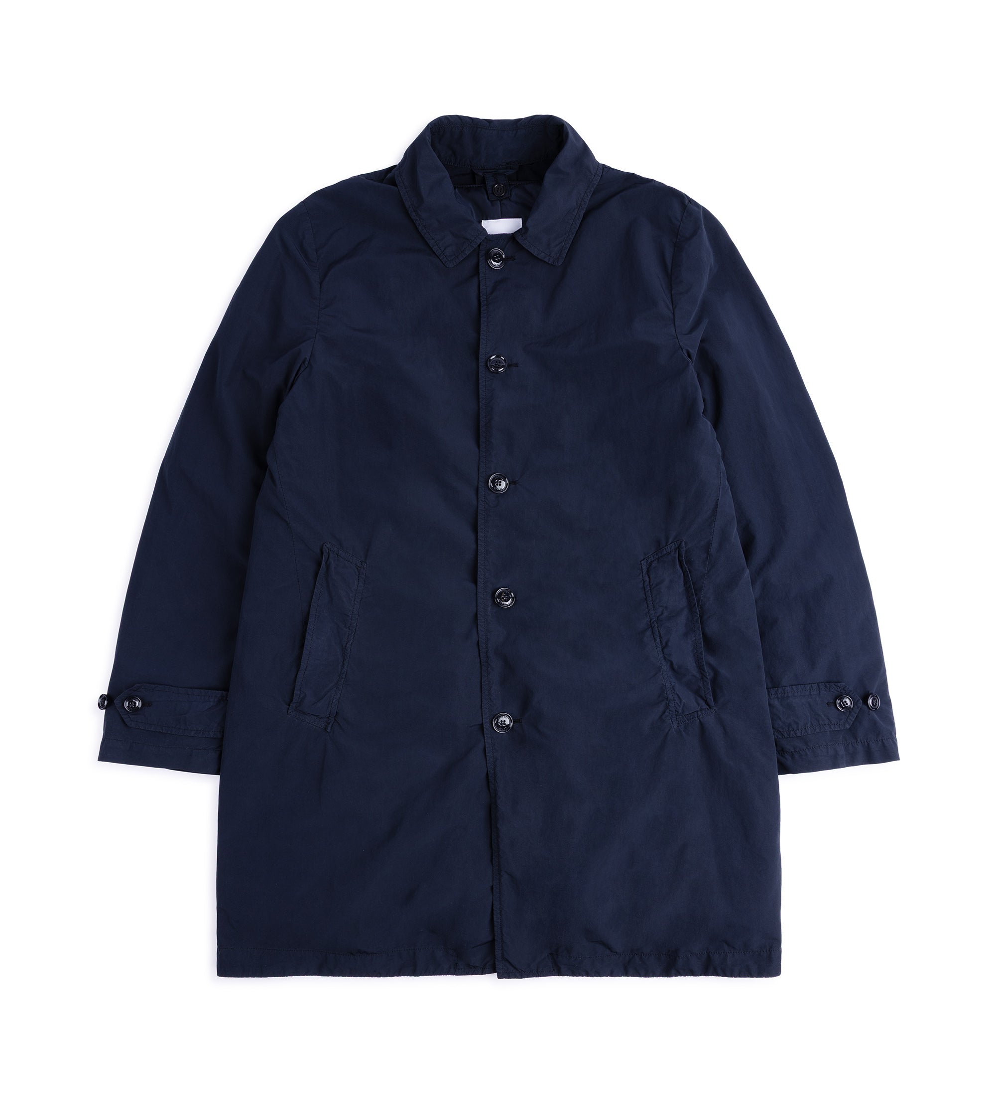 Aspesi Lemon Padded Raincoat: Navy