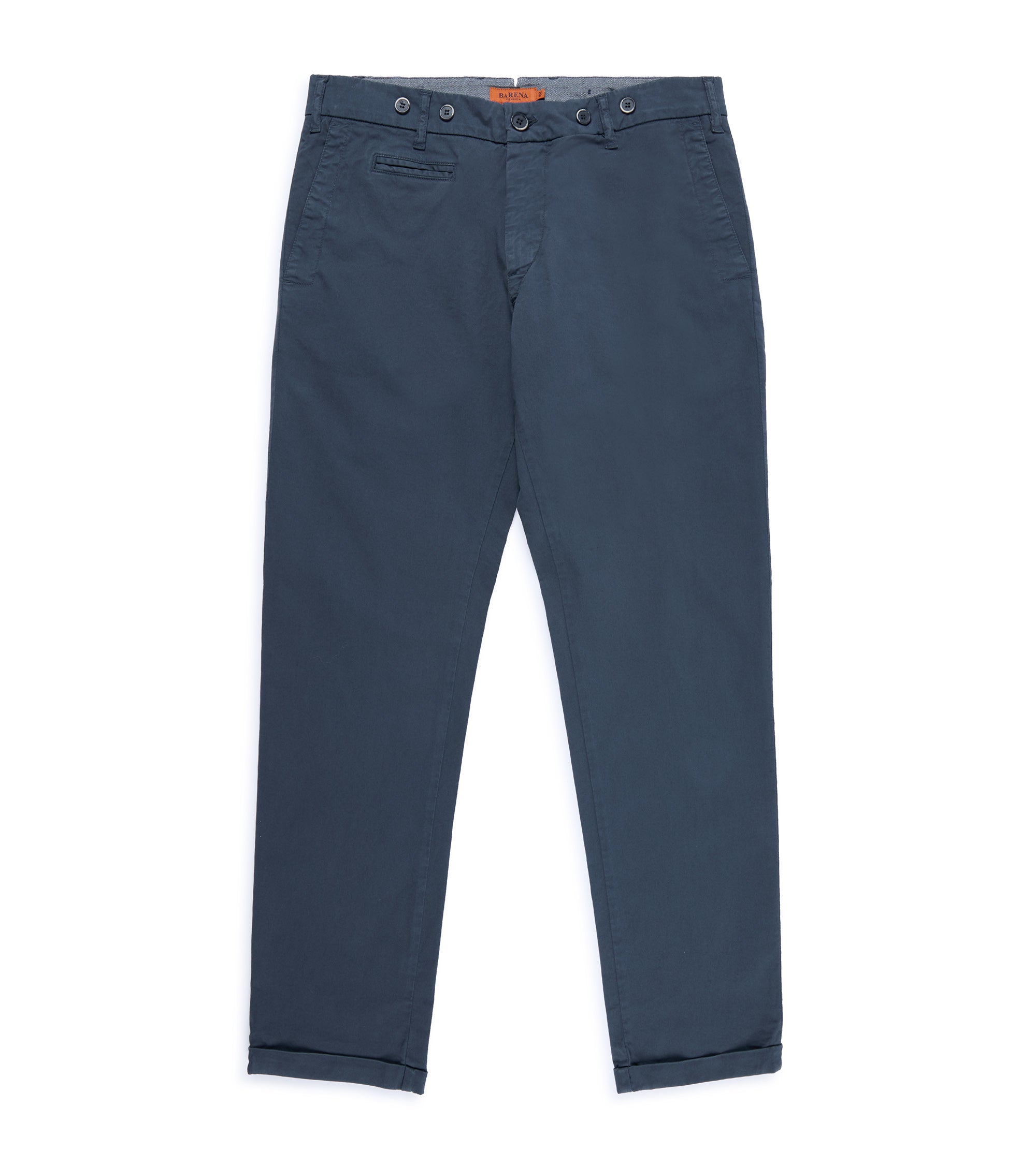 Barena Bativoga Trevo Cotton Twill Trousers: Navy